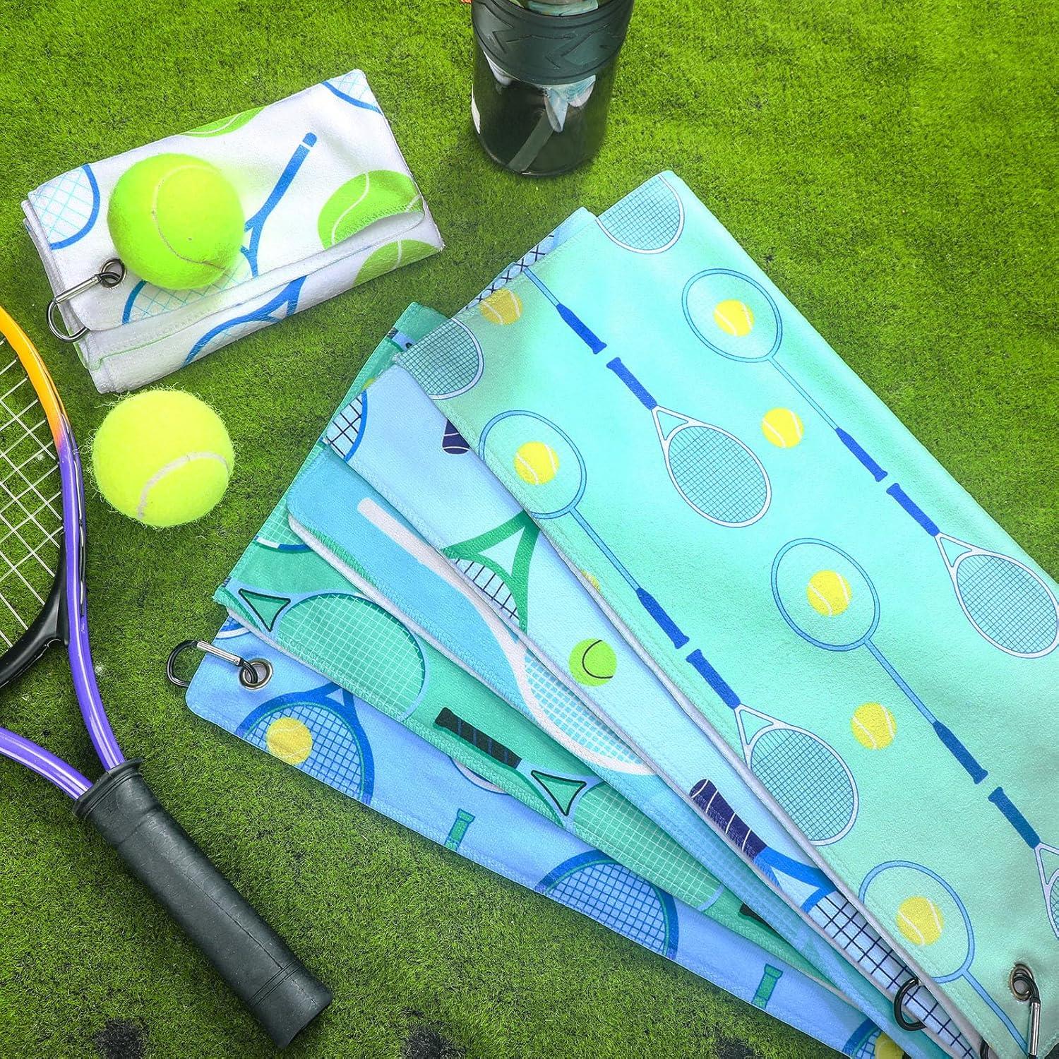 VitalCozy 6 Toallas de Tenis Suaves 38x43 cm Absorbentes
