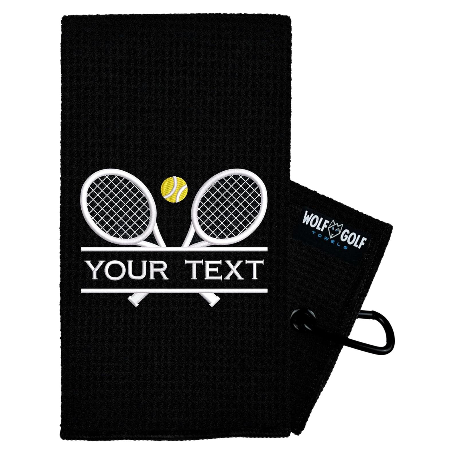 Toalla de Tenis Personalizada Wolf Golf 40.6x54.6cm Microfibra