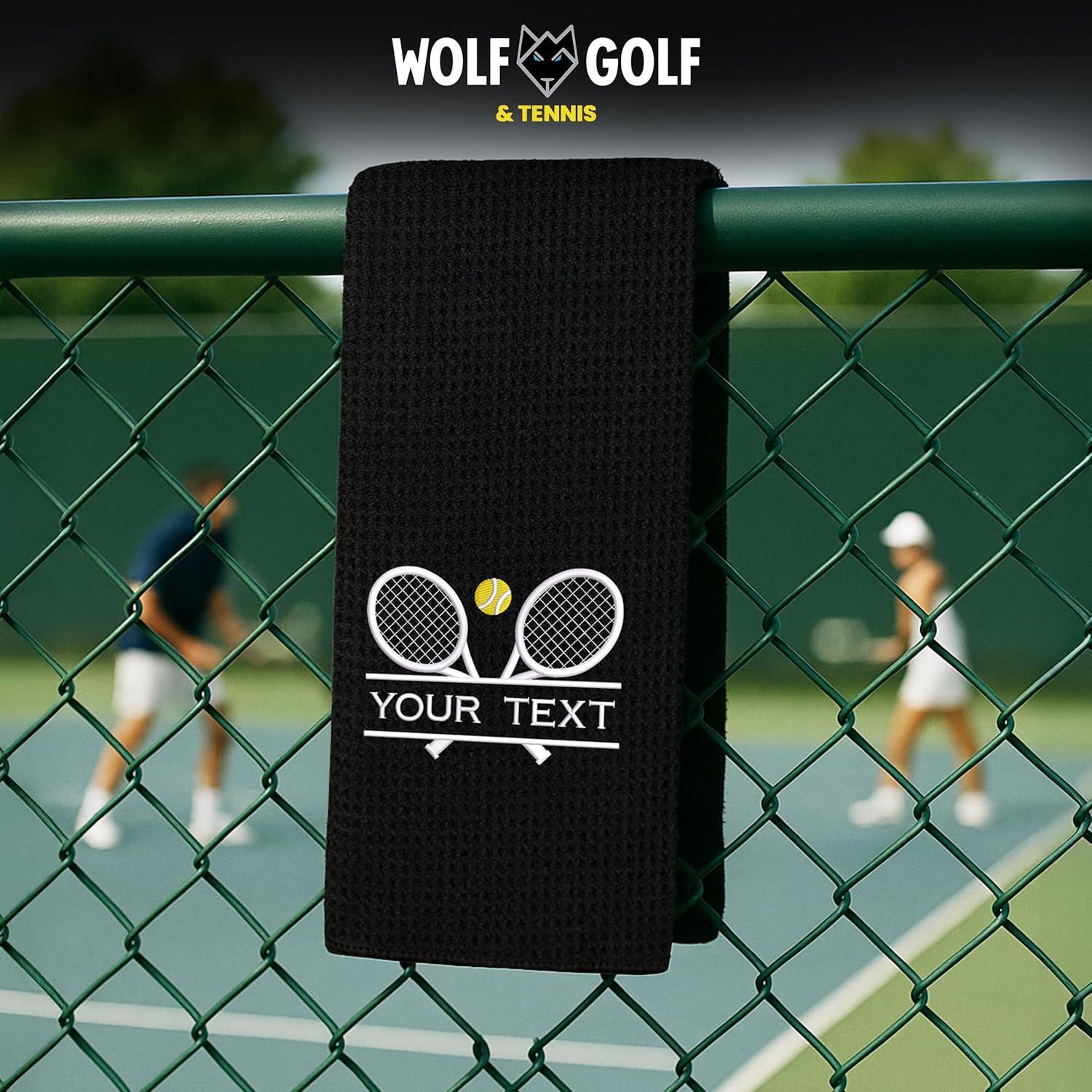 Toalla de Tenis Personalizada Wolf Golf 40.6x54.6cm Microfibra