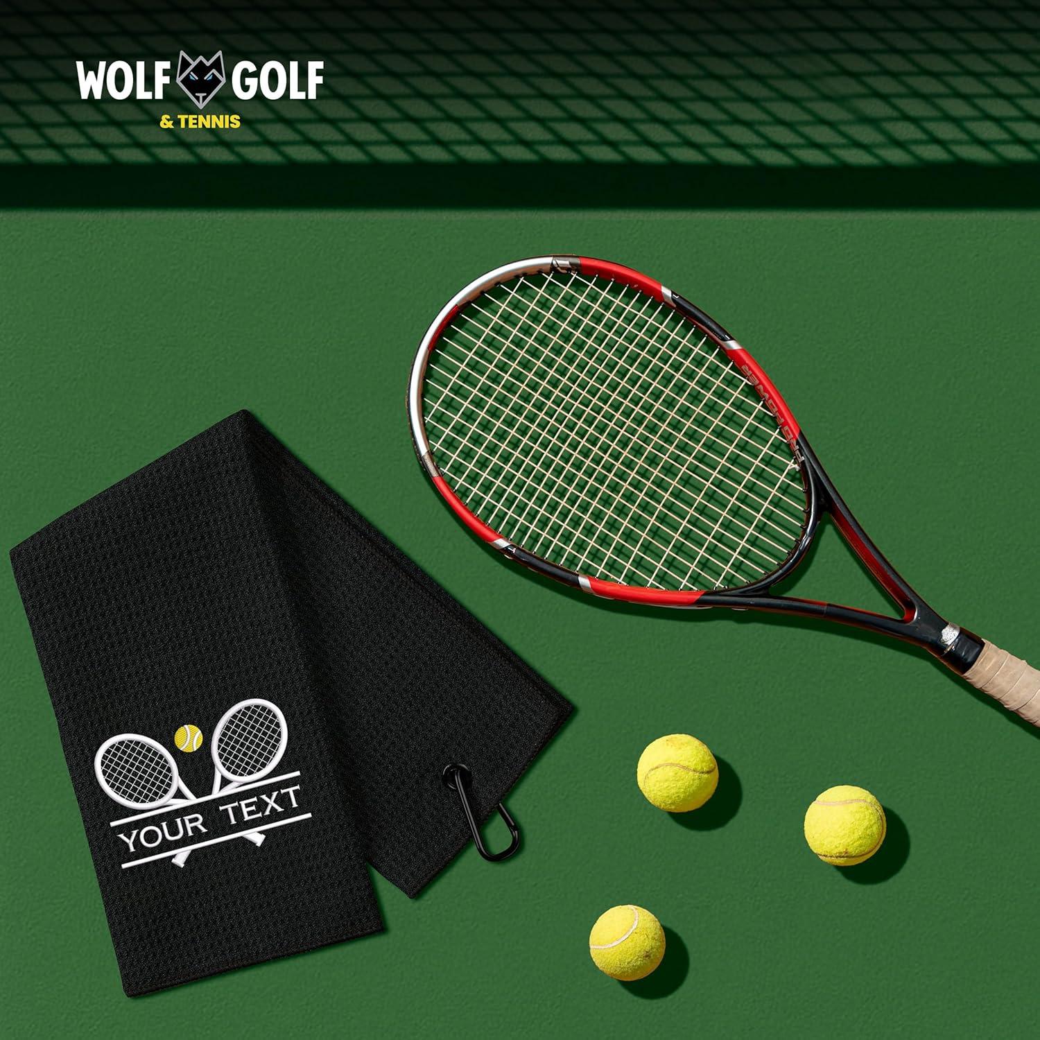 Toalla de Tenis Personalizada Wolf Golf 40.6x54.6cm Microfibra