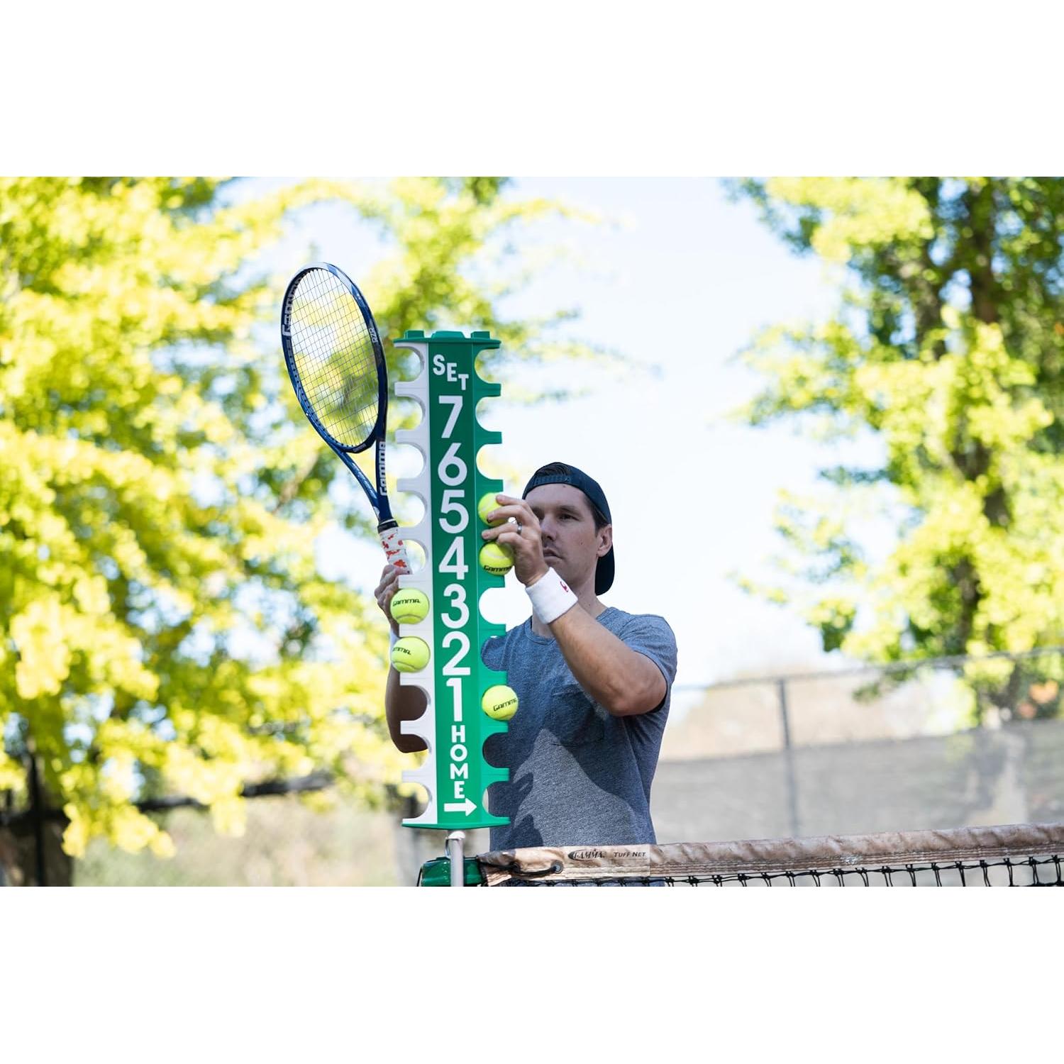 Marcador de Puntuación de Tenis GAMMA Scor-Post Pro - Metal Duradero