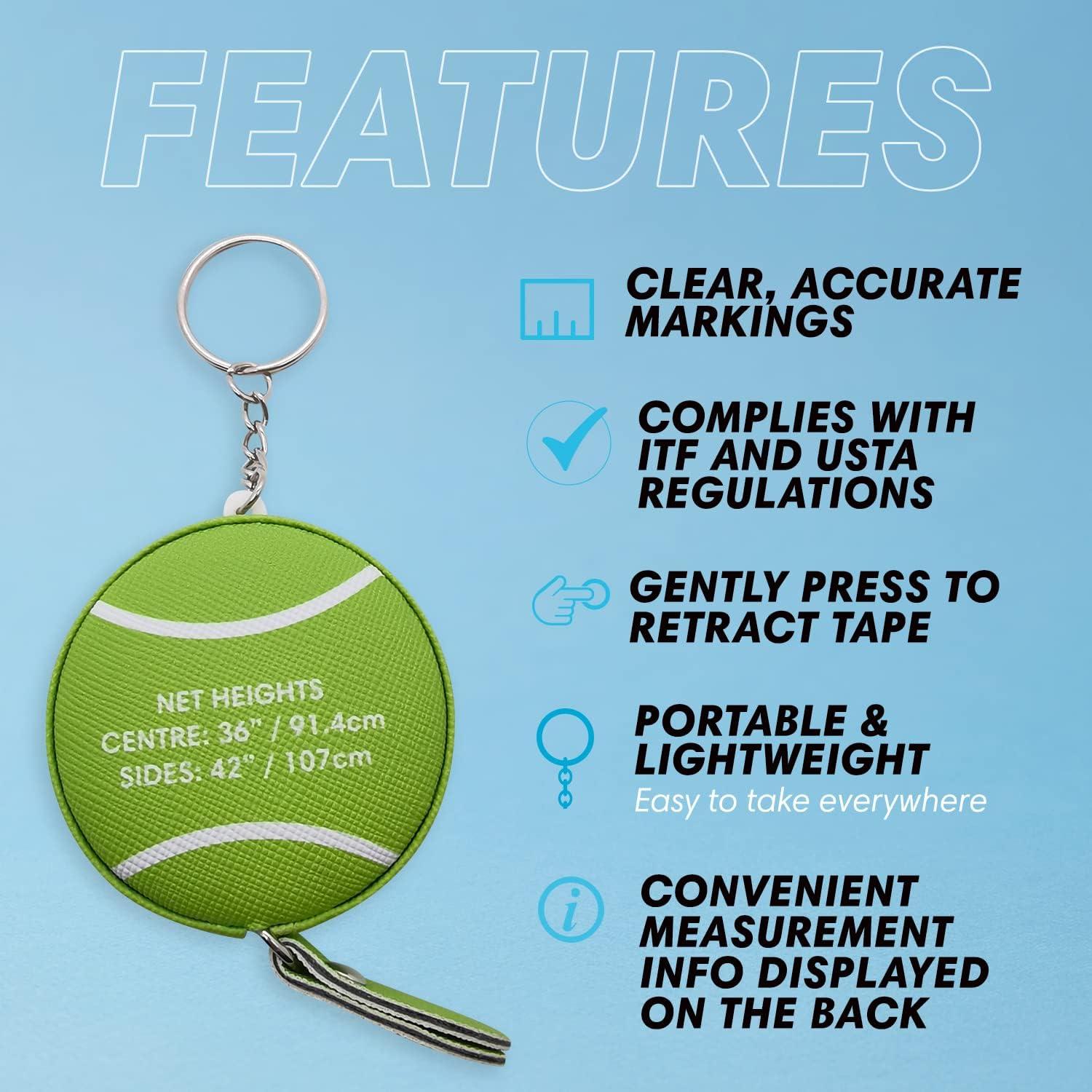 Conjunto de Tenis Scoring Right: Contador de Puntos y Cinta Métrica