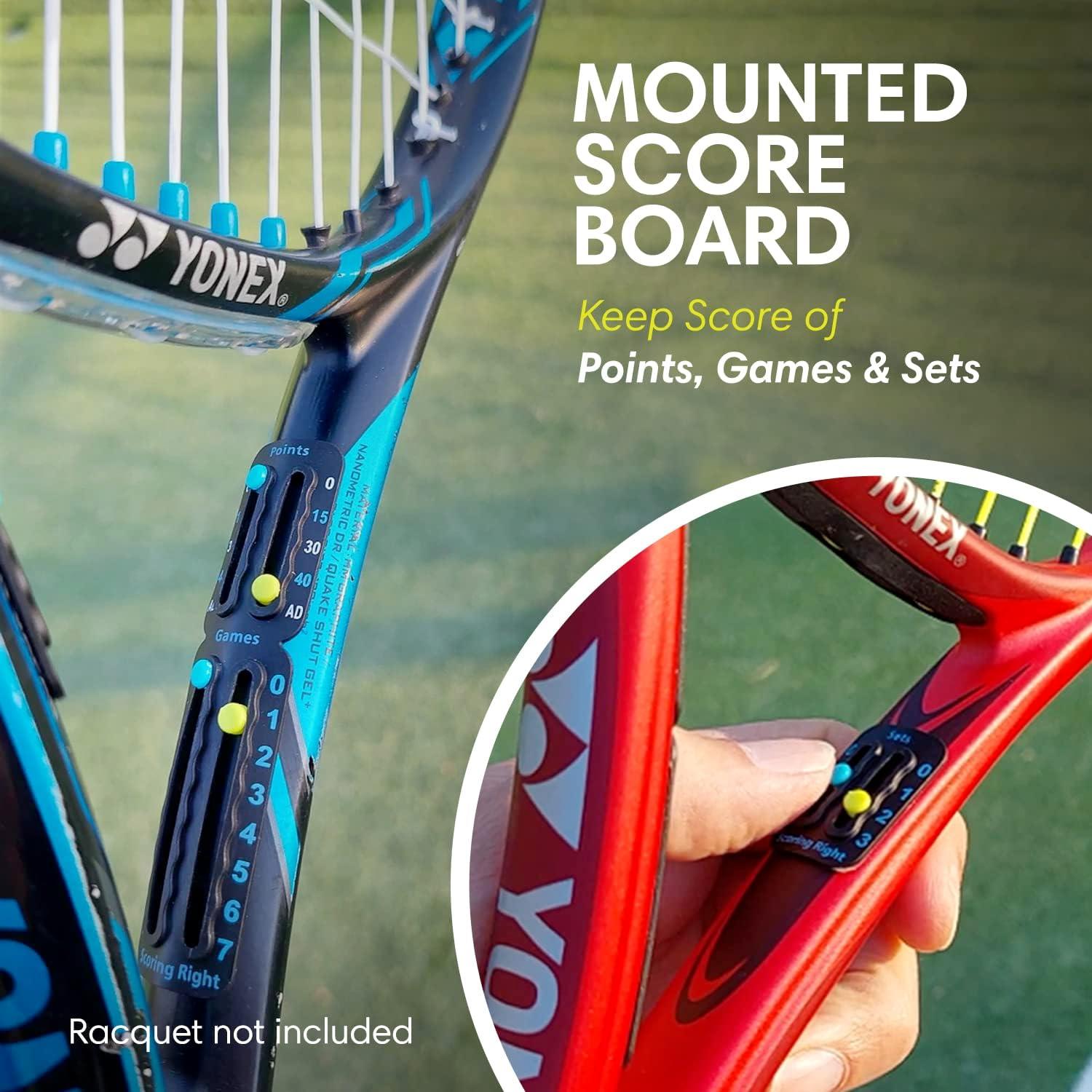 Conjunto de Tenis Scoring Right: Contador de Puntos y Cinta Métrica