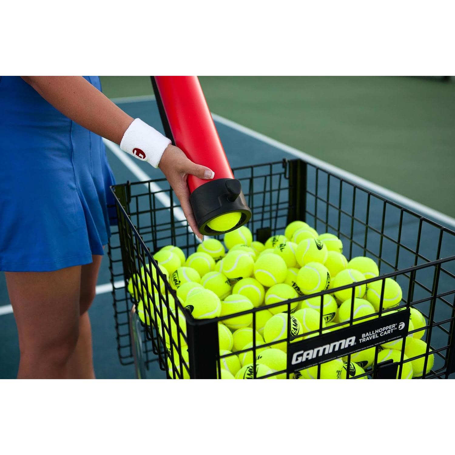 Bolas de Tenis Sin Presión GAMMA - Caja de 75 Unidades Amarillo