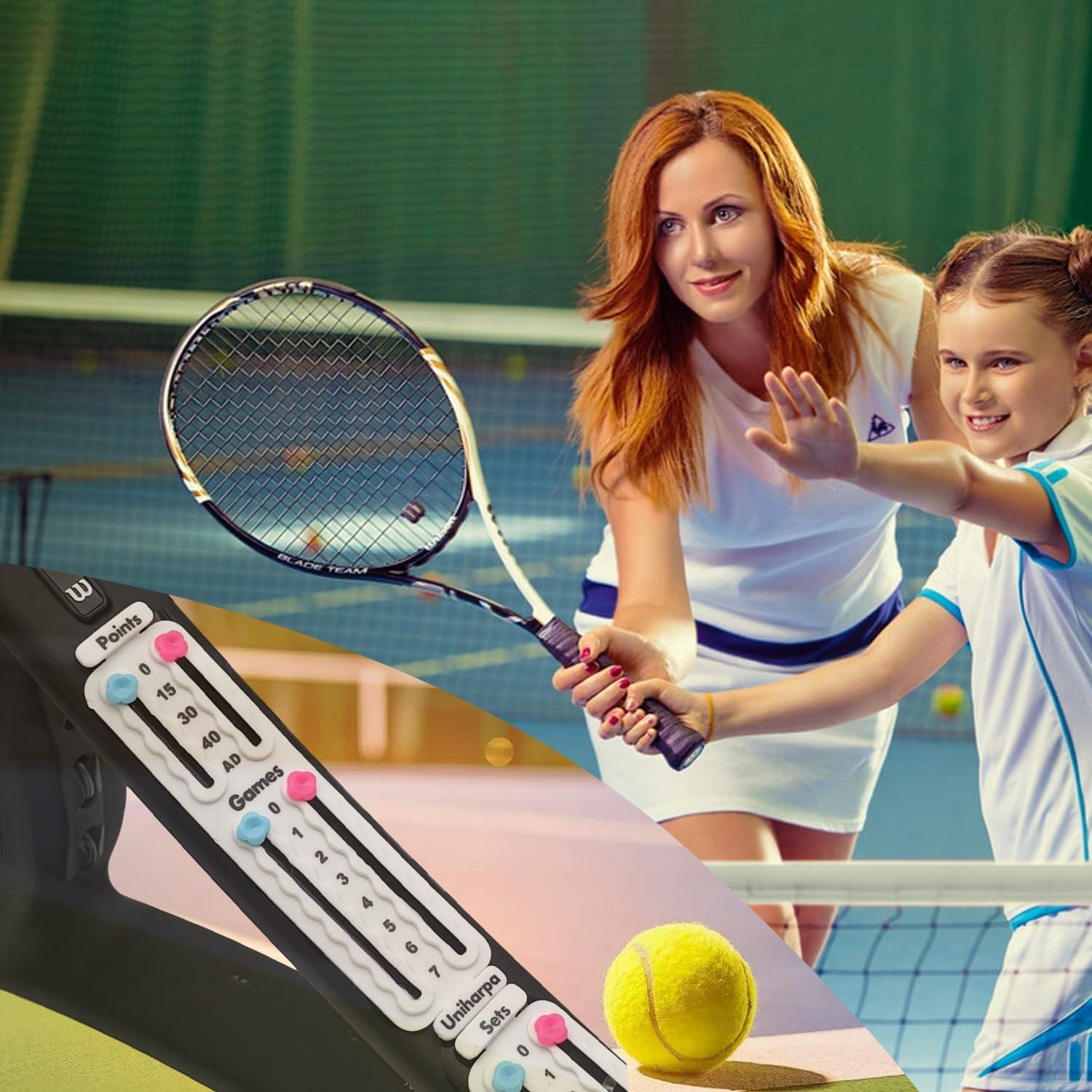 Contador de Puntuaciones de Tenis Uniharpa - Tablero Blanco 2P