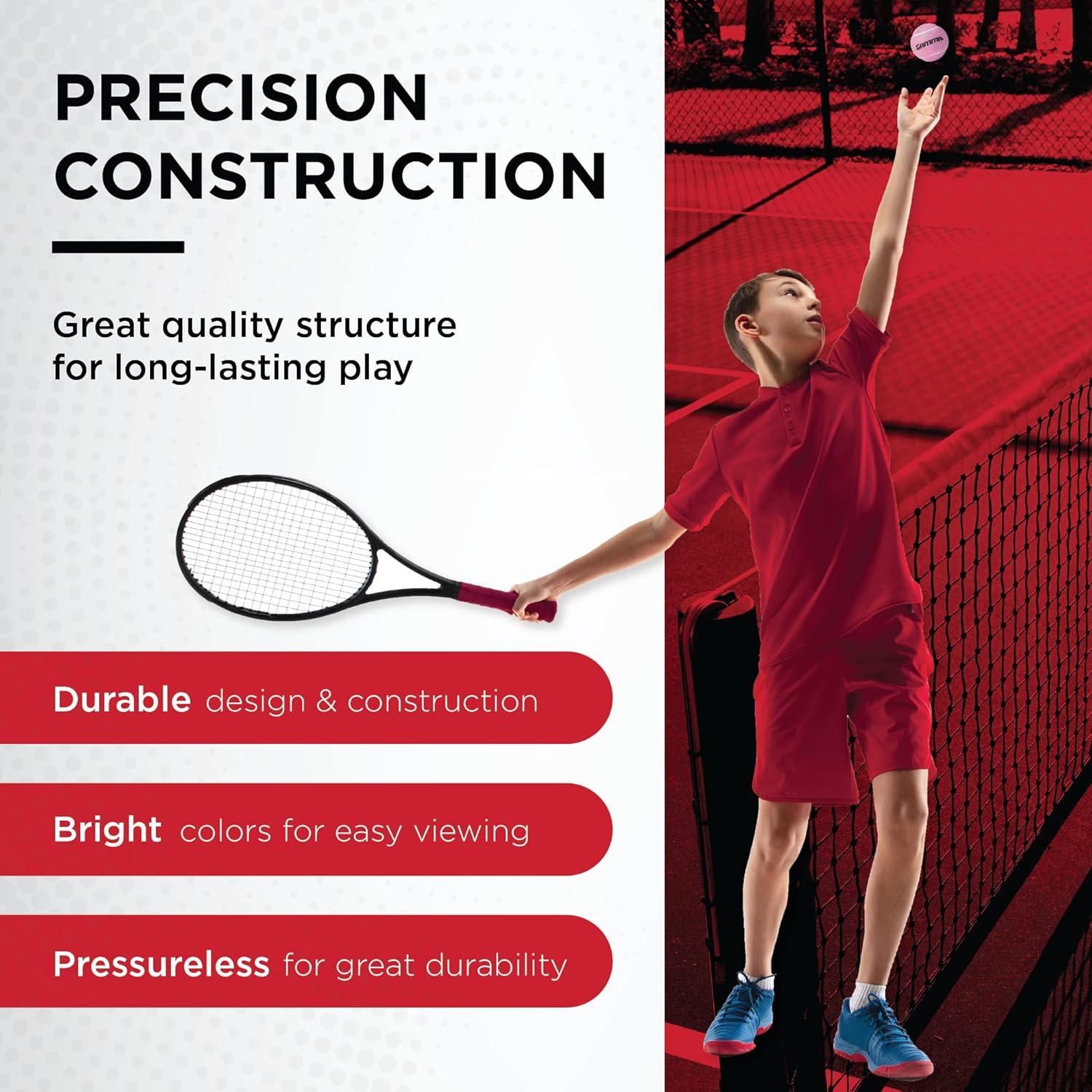 Bolsa de Pelotas de Tenis Sin Presión GAMMA 18 Unidades Rosadas