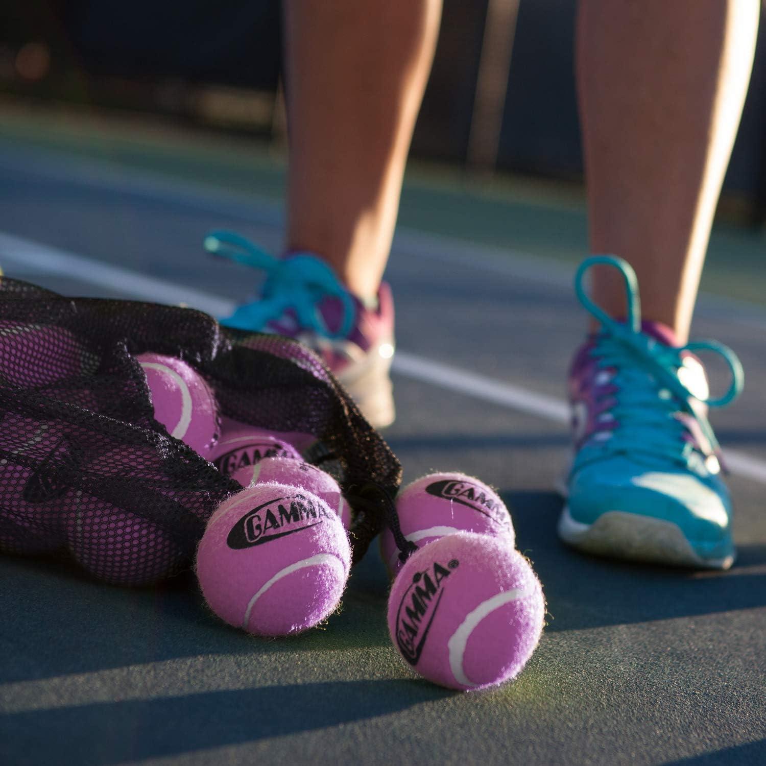 Bolsa de Pelotas de Tenis Sin Presión GAMMA 18 Unidades Rosadas