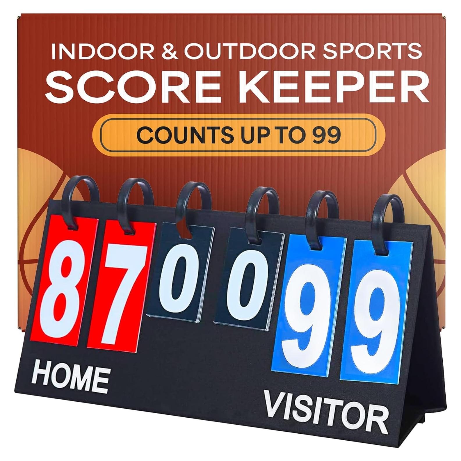 Tablero de Puntuación Portátil Upstreet - Multi-Deporte 99 Puntos