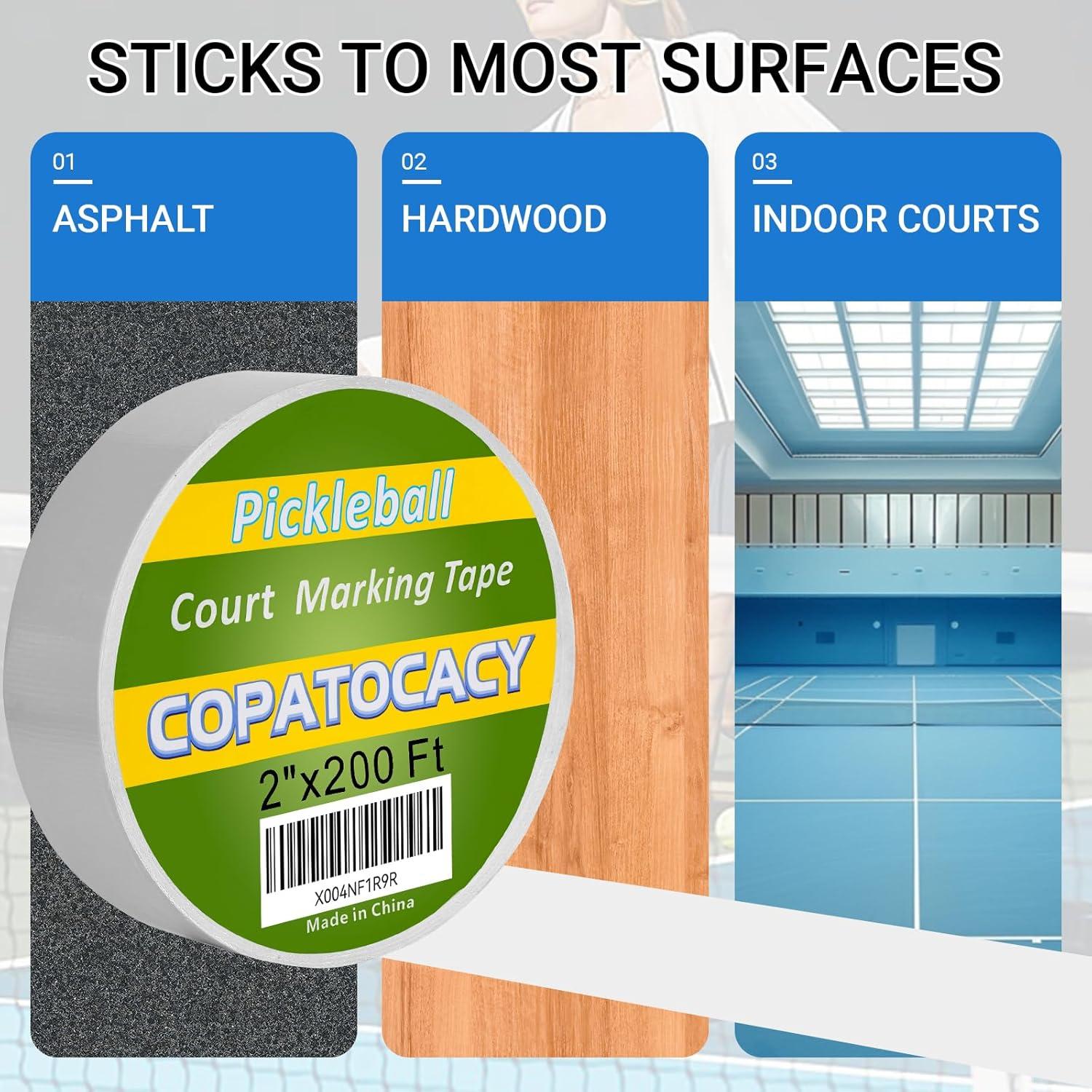 Cinta para Cancha de Pickleball Copatocacy 5.08 cm x 61 m