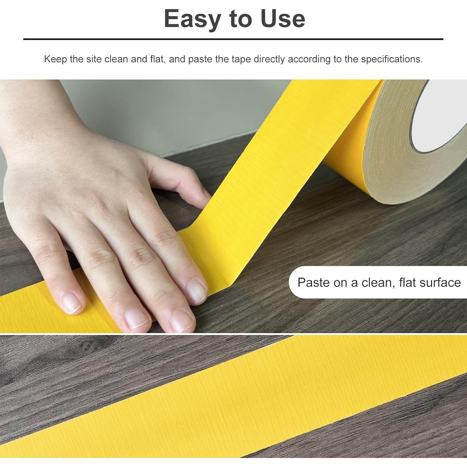 Cinta de Marcado de Cancha de Pickleball VloEssic 70m Amarillo