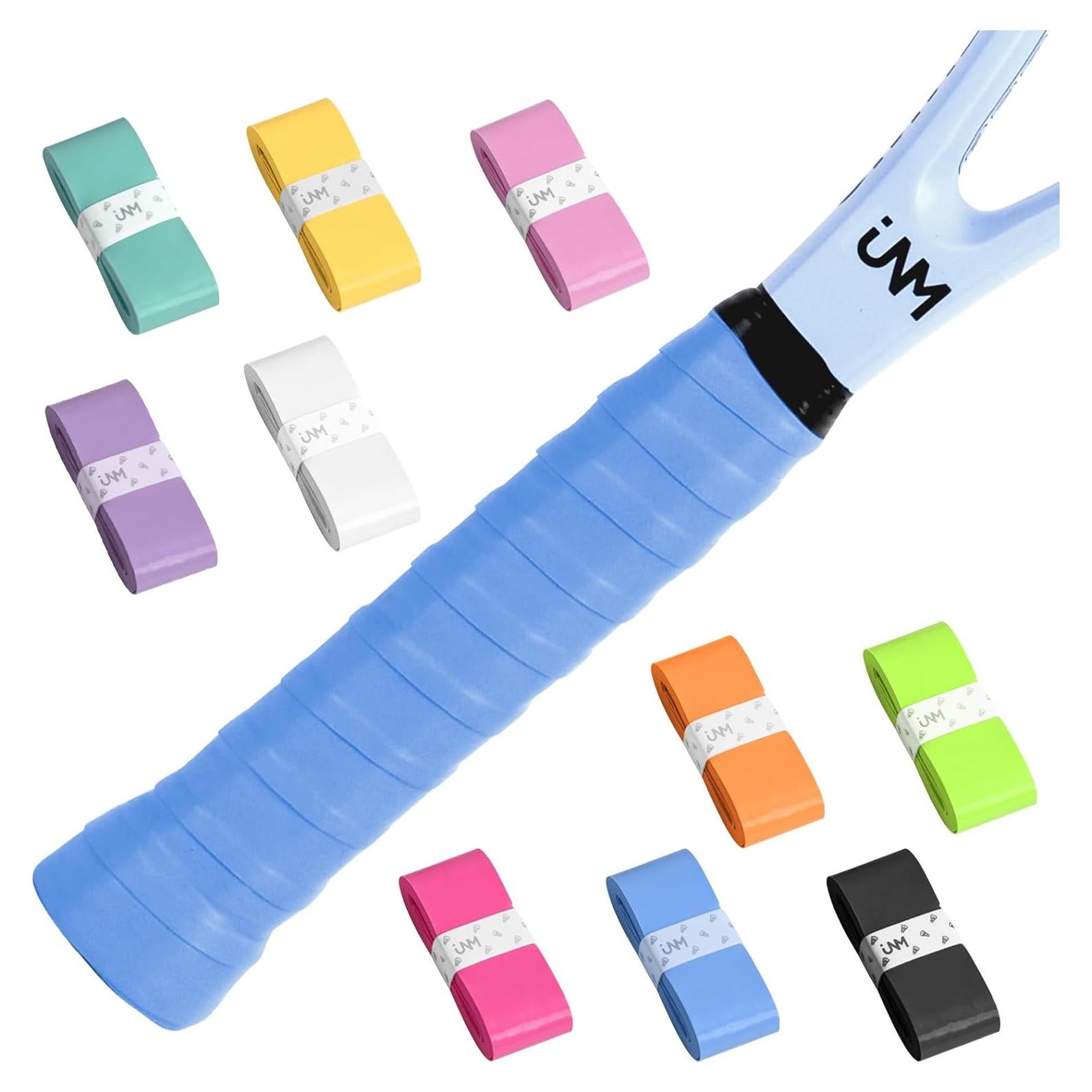 Paquete de 10 Cintas Empuñadura Tenis FT FINGER TIP Multicolor