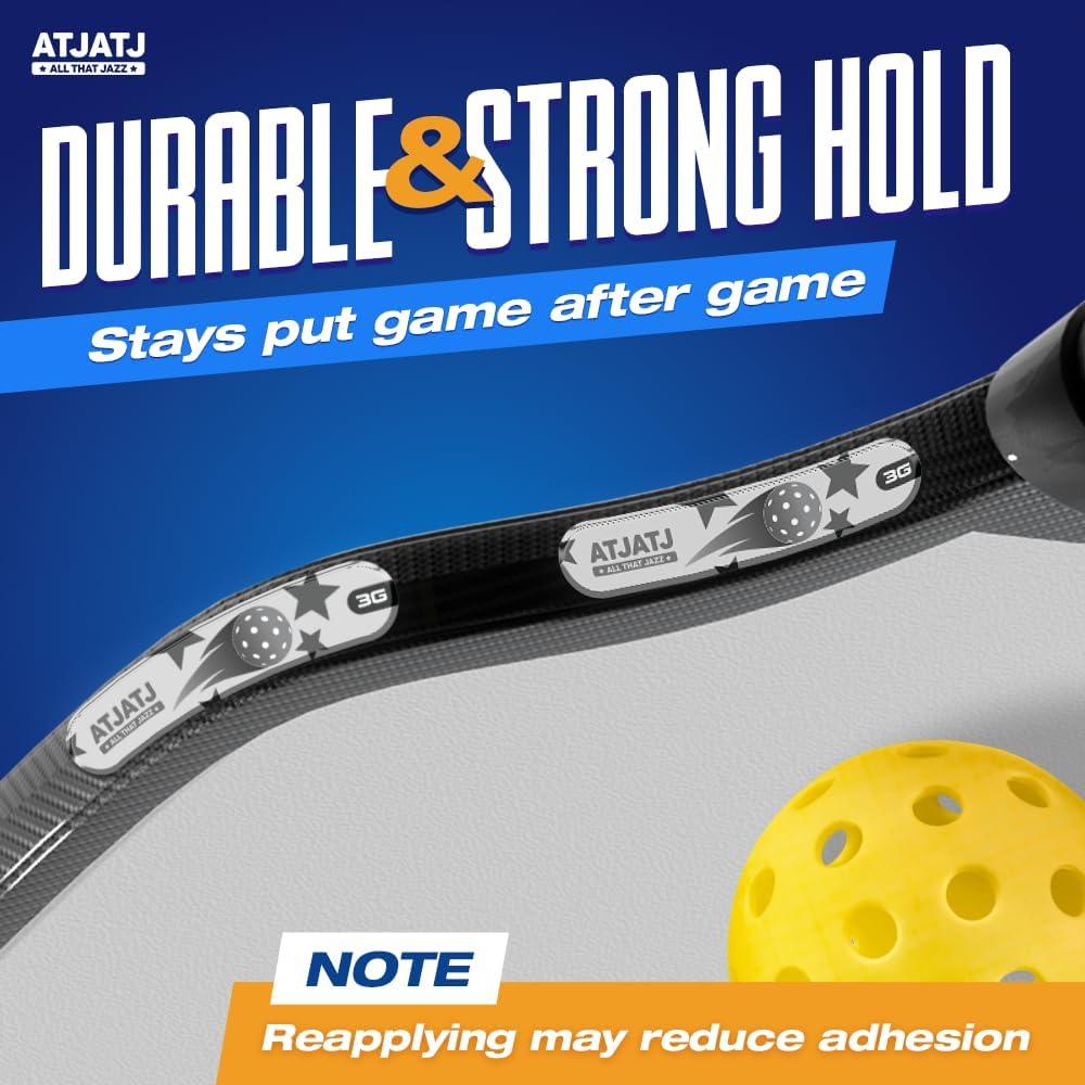 Cinta de Plomo Gris ATJATJ para Palas de Pickleball 12 Pcs