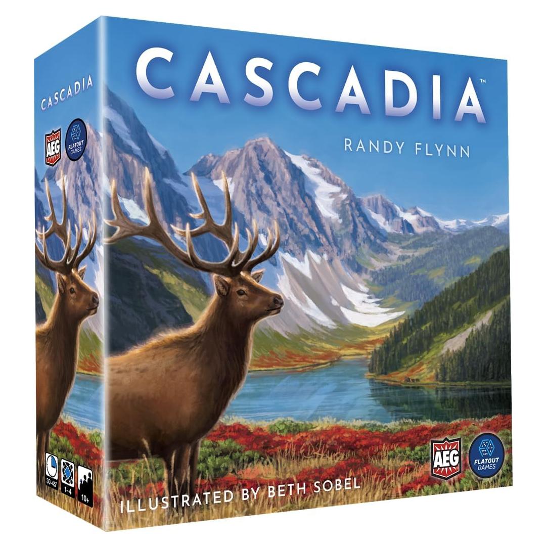 Cascadia - Juego de mesa AEG | Estrategia familiar 1-4 jugadores