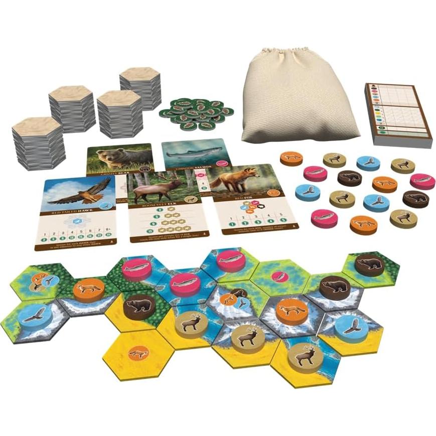 Cascadia - Juego de mesa AEG | Estrategia familiar 1-4 jugadores