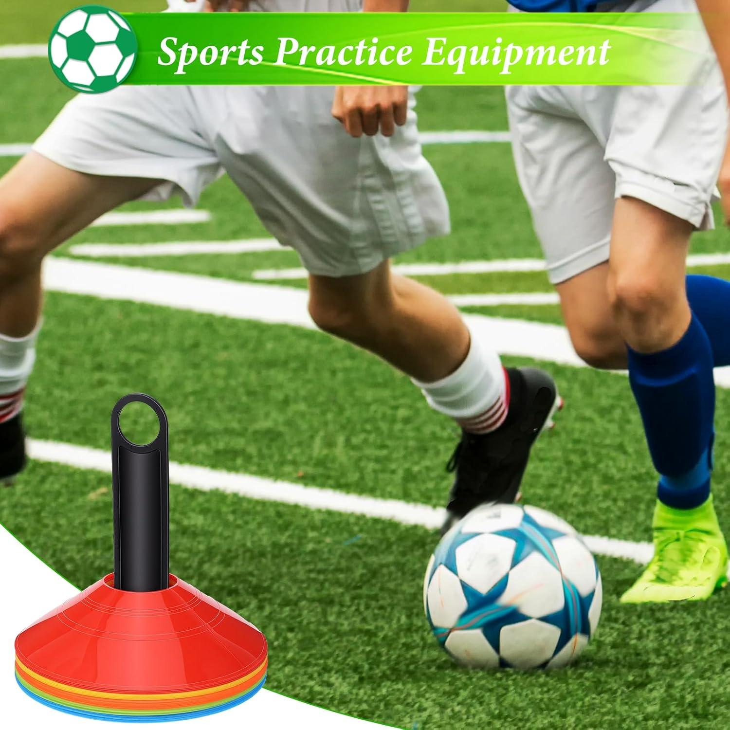 Conos de Fútbol MAQUITA 100 Piezas Multicolor 19 cm