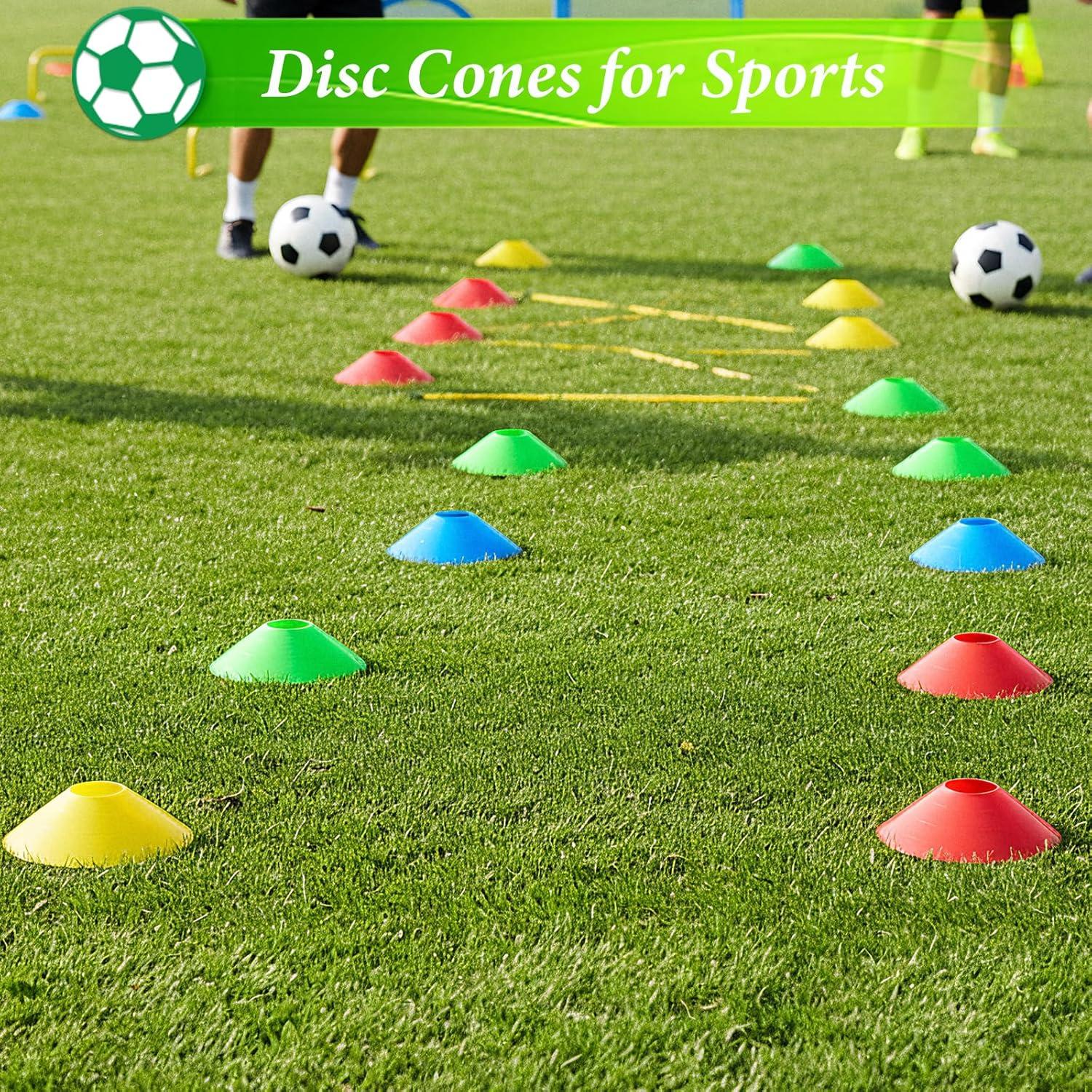 Conos de Fútbol MAQUITA 100 Piezas Multicolor 19 cm