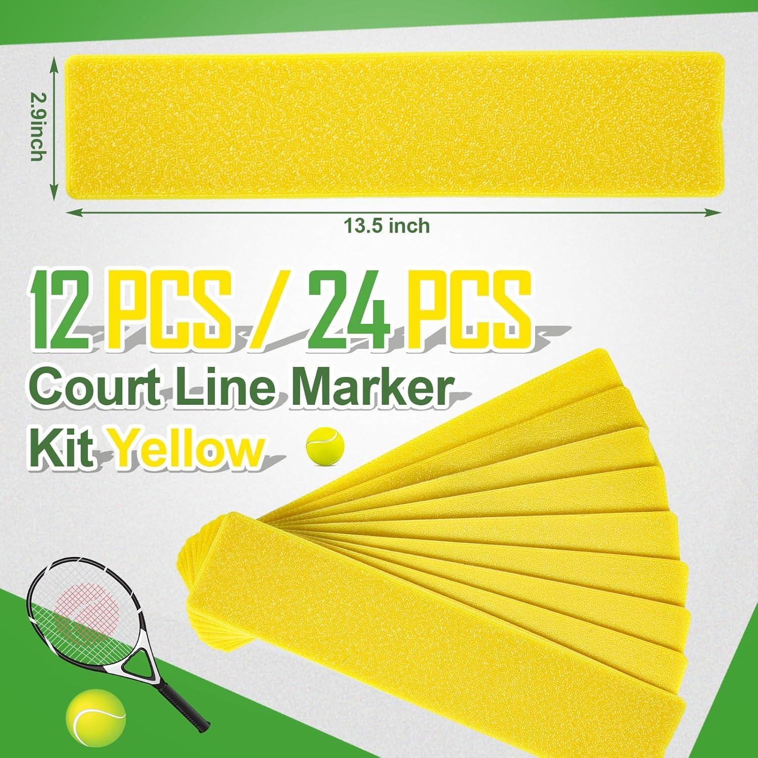 Kit de Marcadores de Línea de Corte Moukeren 12 Piezas Amarillo