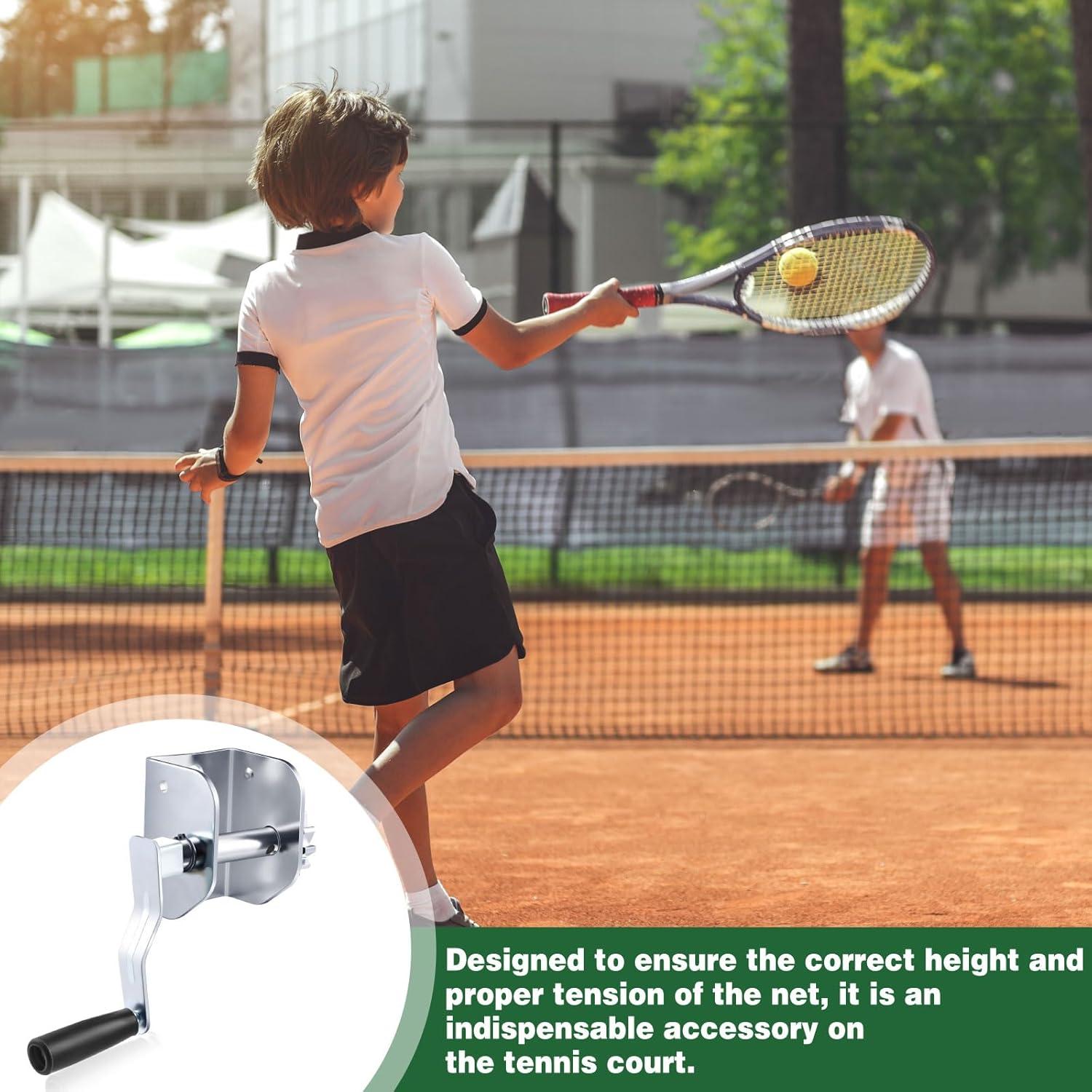 Carrete de Poste de Tenis Zonon JAX1726 de Hierro Plata