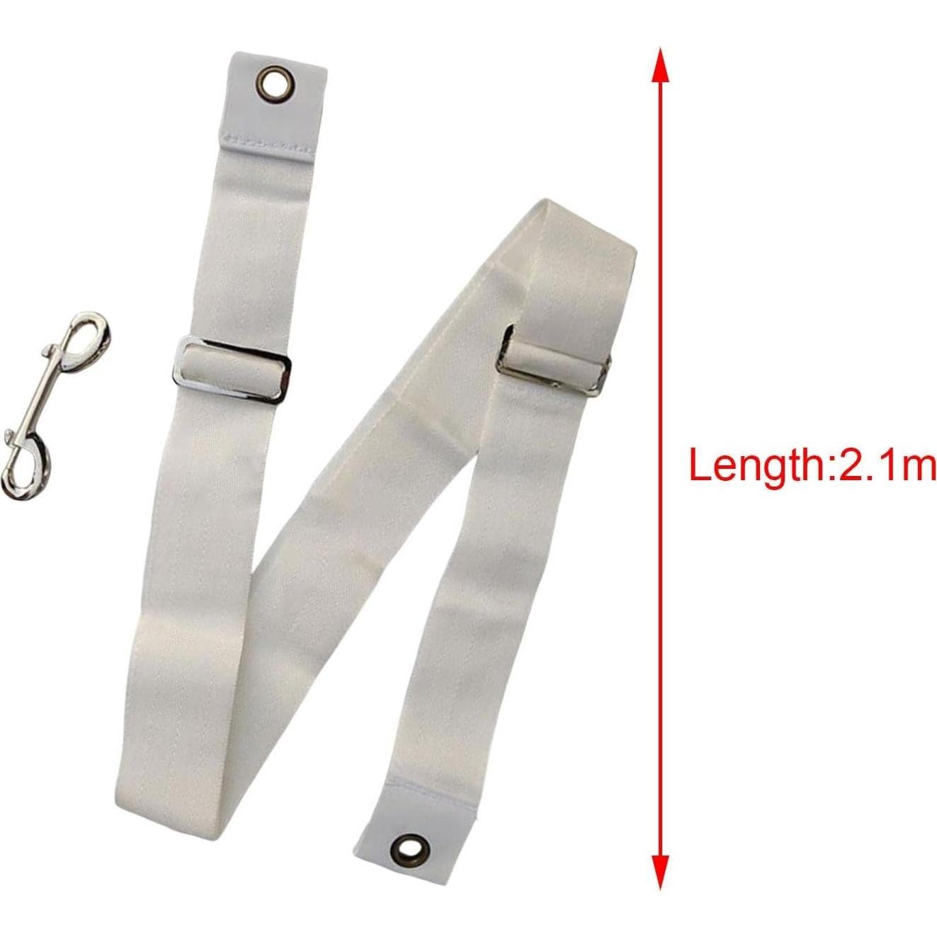 Correa de Red de Tenis Ajustable SM SunniMix 2.1m Blanca