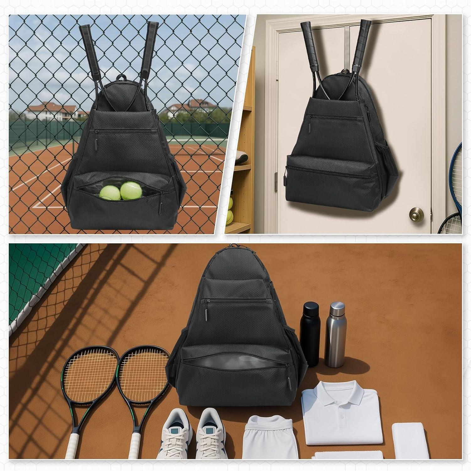 Mochila de Tenis SUIKIHUM Impermeable con Compartimento para Zapatos