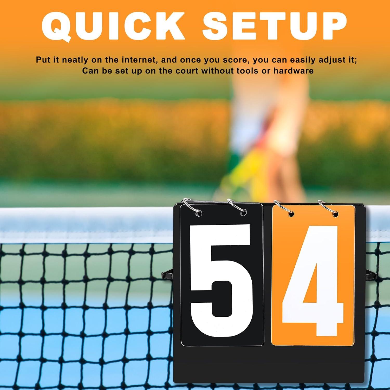 Marcador de Puntuación Portátil Hiboom 2 Dígitos PVC para Deportes