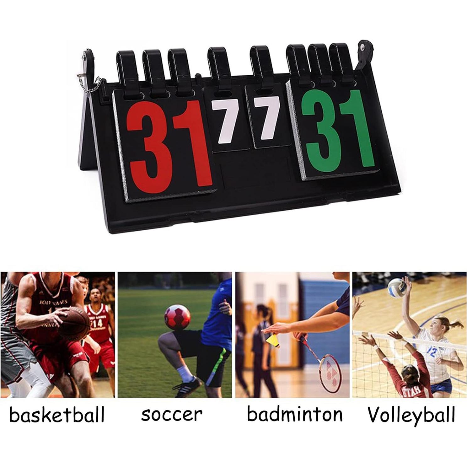 Marcador Digital Portátil Joyeee para Puntuaciones de Deportes 40x22cm