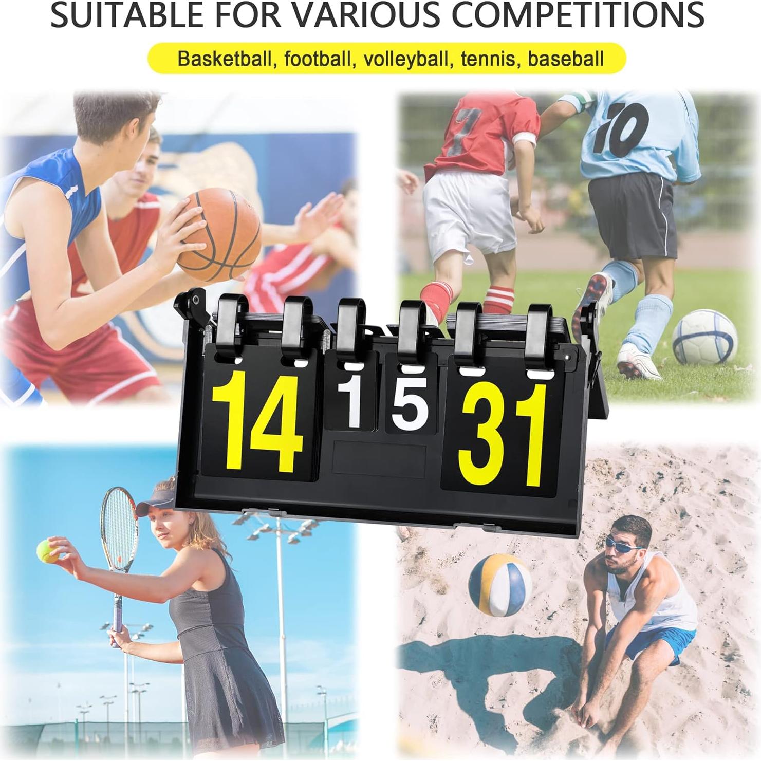 Marcador Portátil TOPOKO Plegable para Deportes 1-31