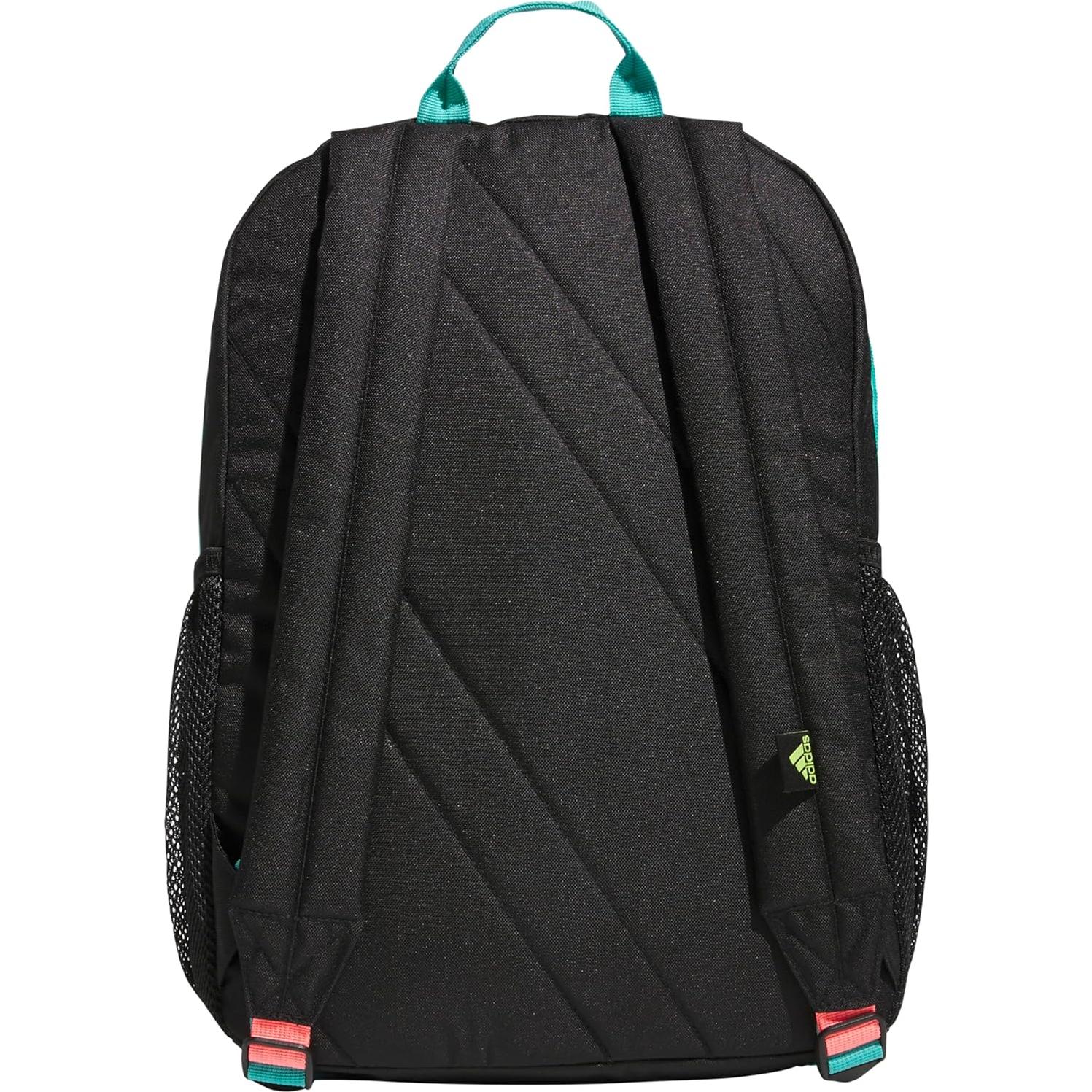 Mochila Unisex adidas para Laptop 20.9L Negra Verde Roja