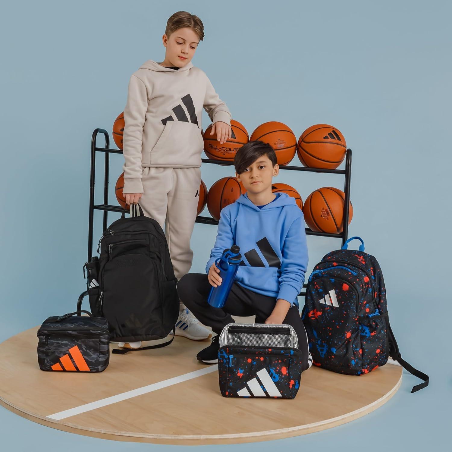 Mochila Unisex adidas para Laptop 20.9L Negra Verde Roja