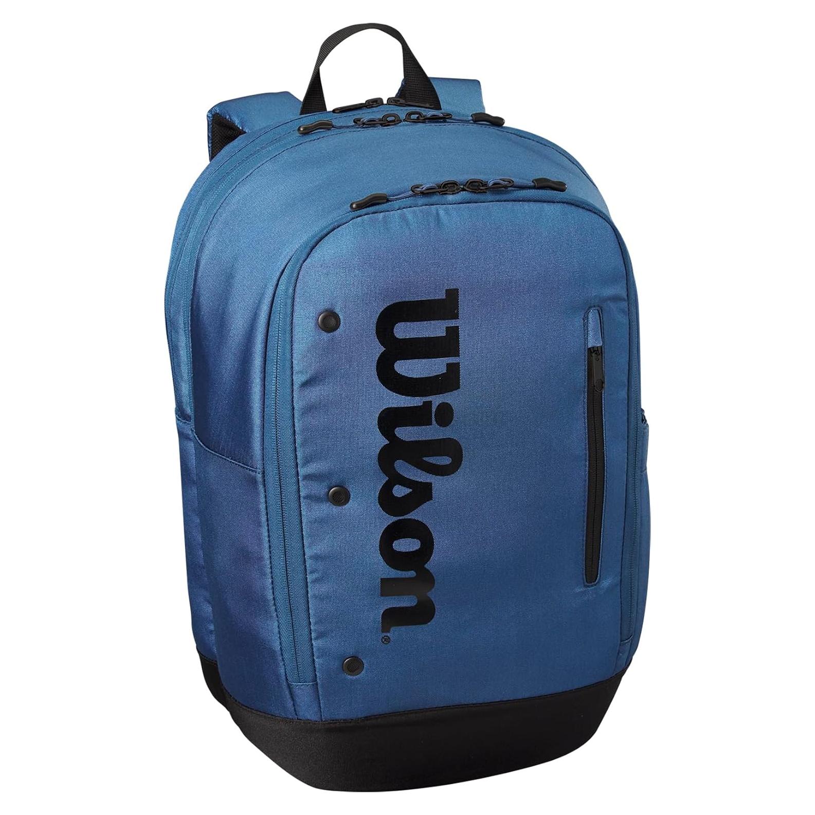 Mochila de Tenis Wilson Ultra V4 Tour - Azul, 2 Raquetas