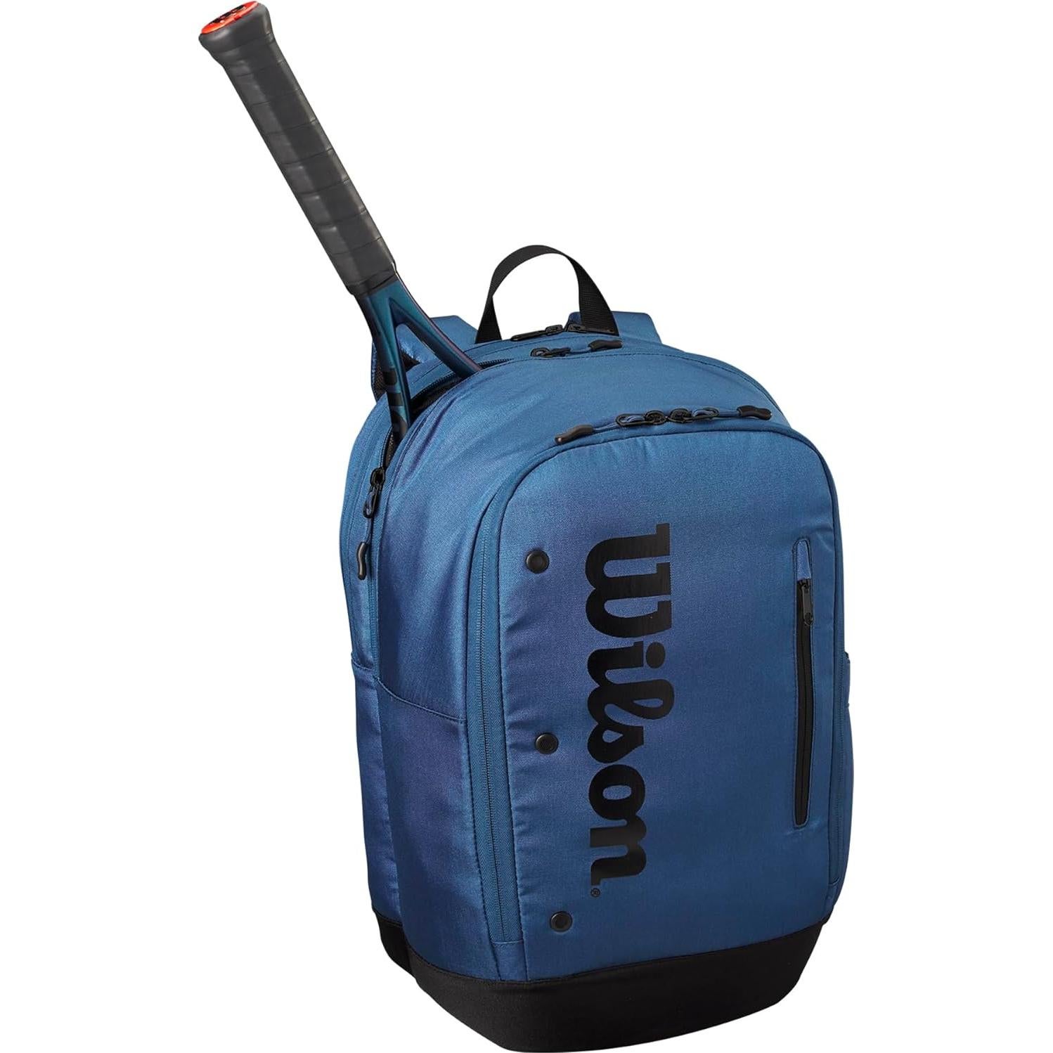 Mochila de Tenis Wilson Ultra V4 Tour - Azul, 2 Raquetas