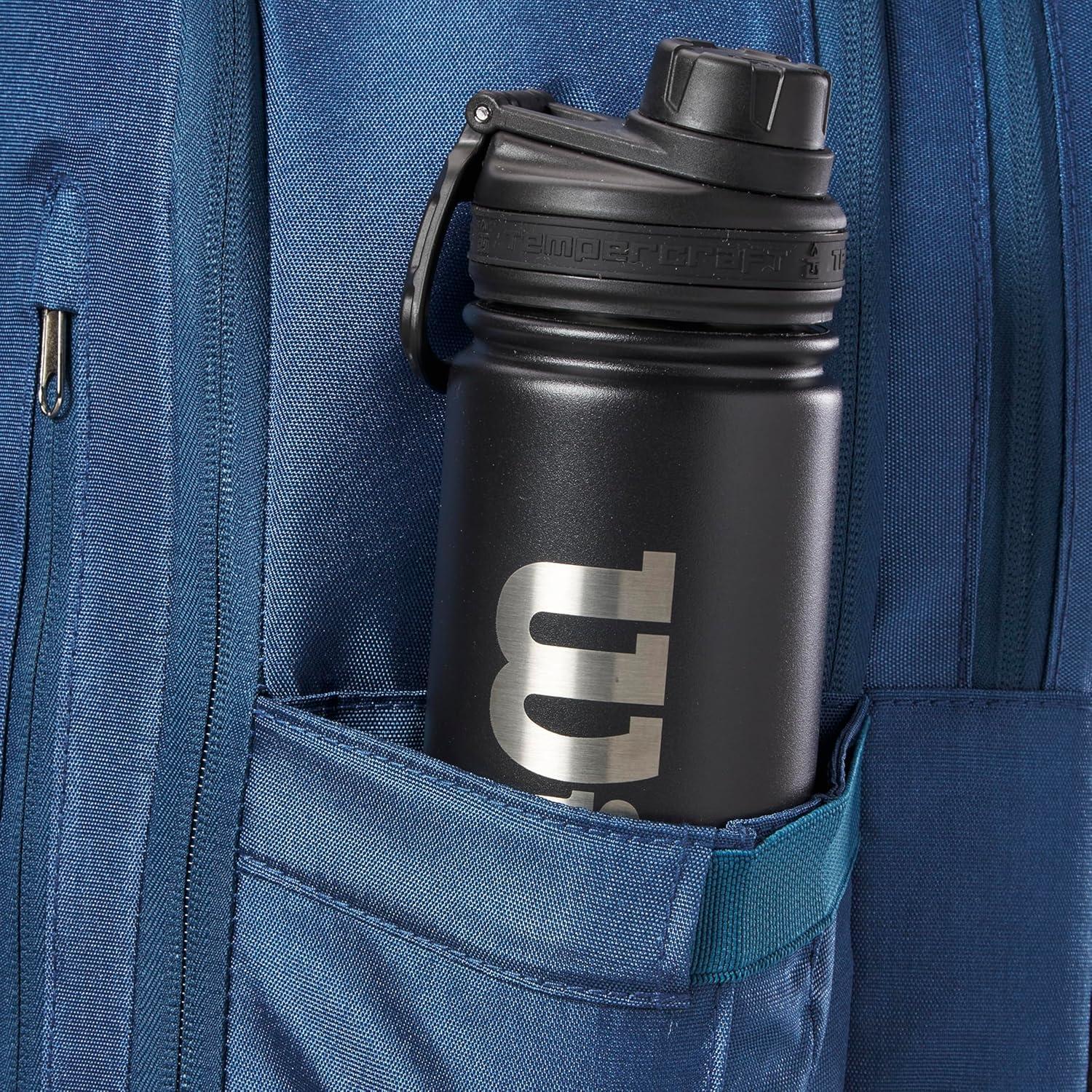 Mochila de Tenis Wilson Ultra V4 Tour - Azul, 2 Raquetas