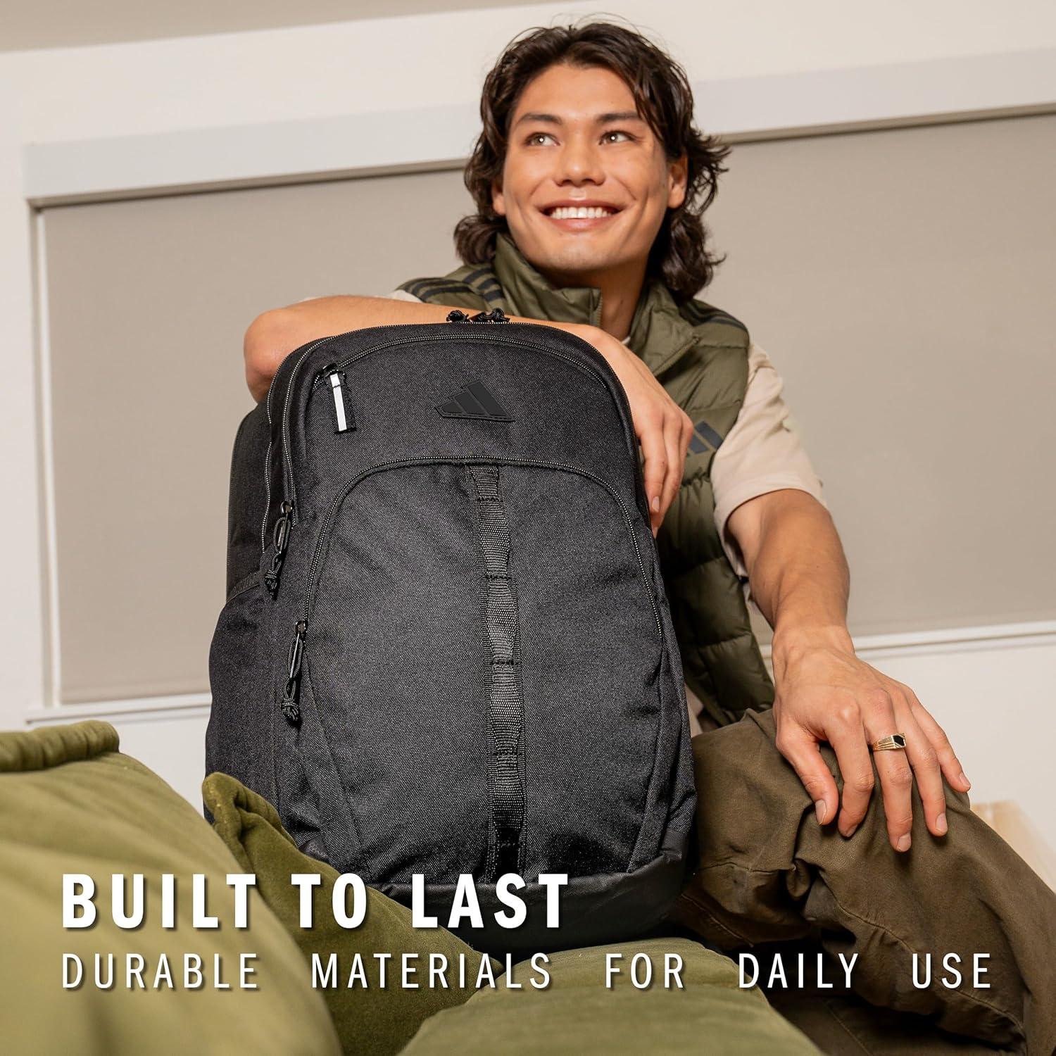 Mochila Adidas Prime Unisex para Laptop 43.18 cm Gris/Rosa