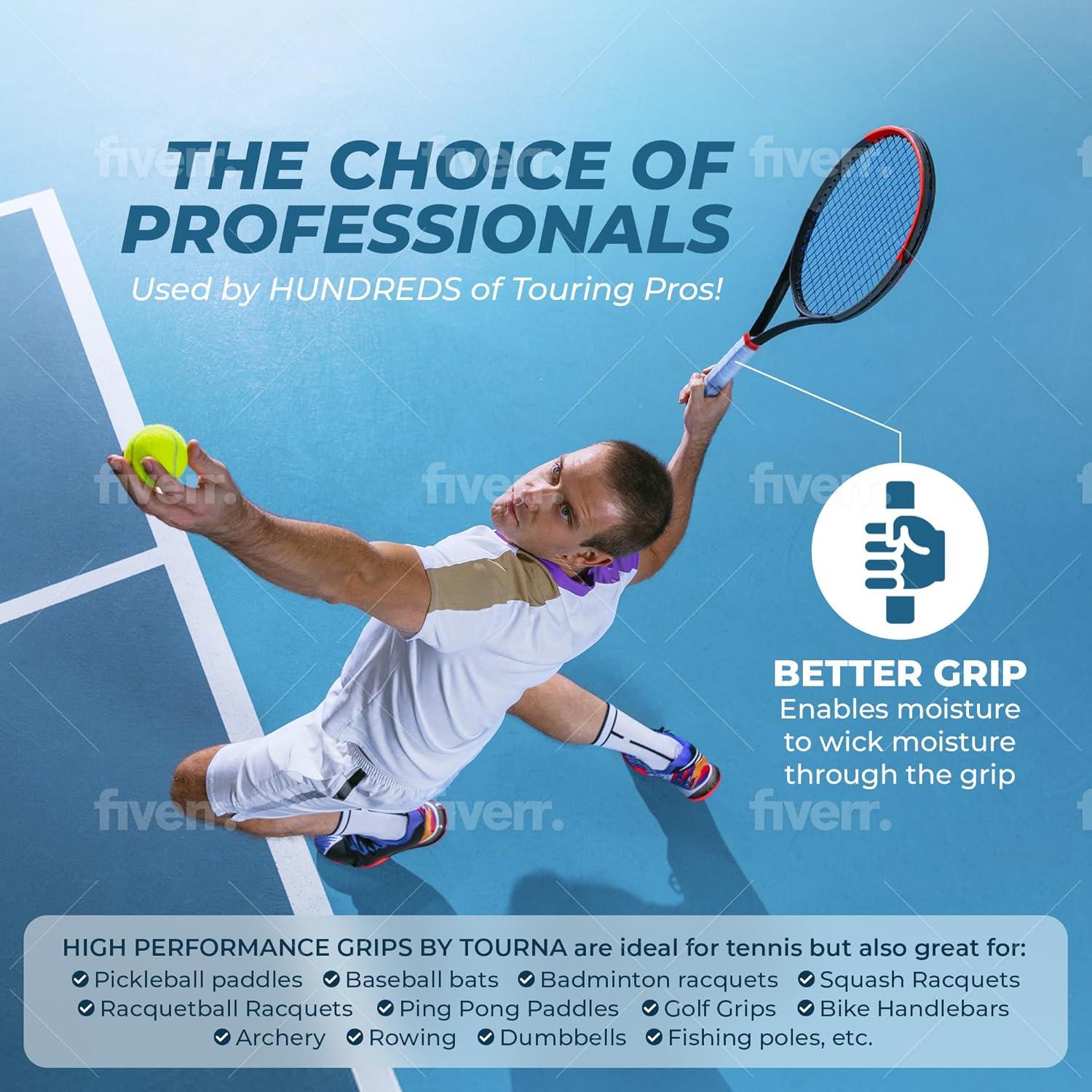 Grip de Tenis Tourna Grip XL - Paquete de 10 Grips