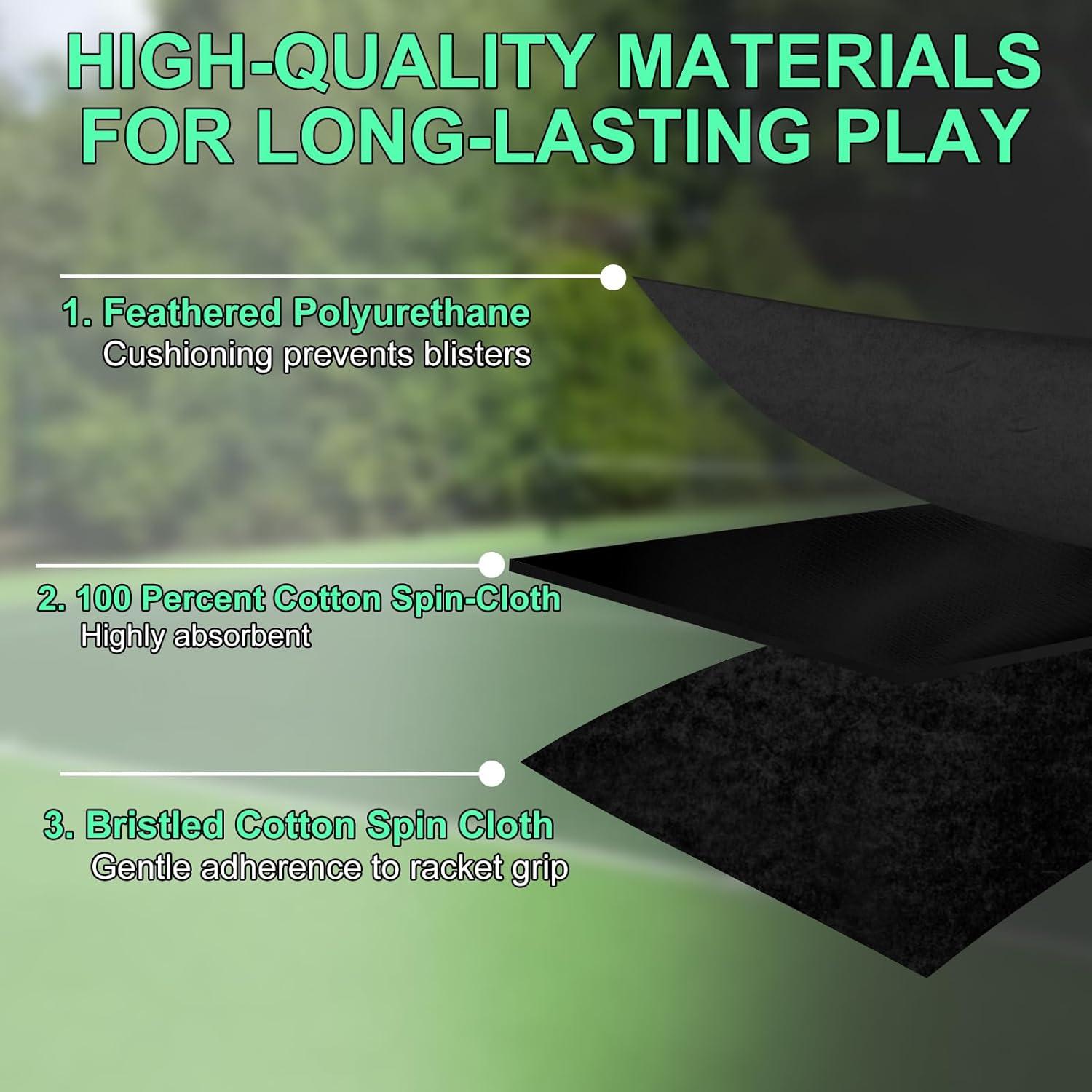 Paquete de 12 Cintas de Agarre Rolett para Raquetas de Tenis