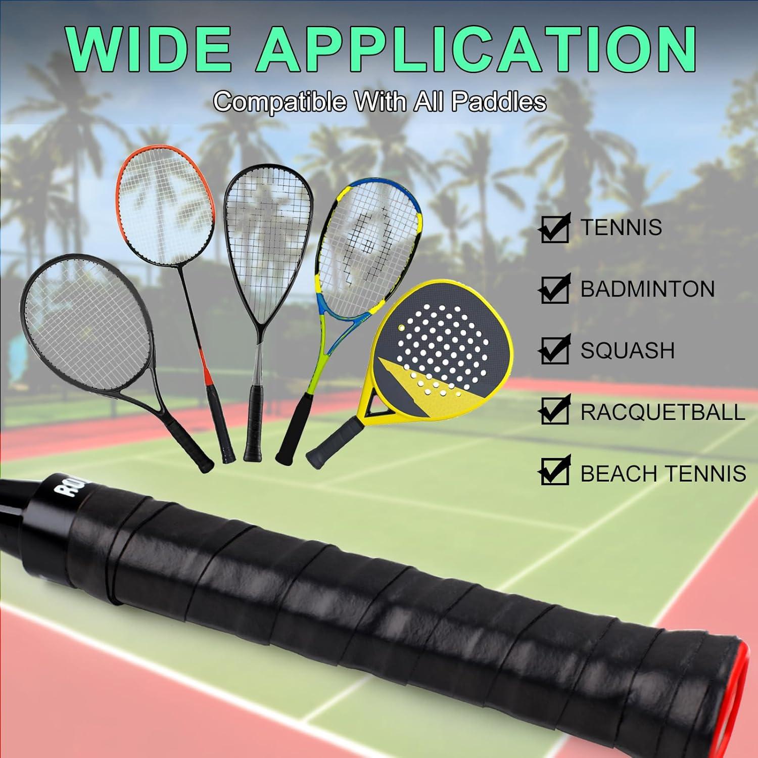 Paquete de 12 Cintas de Agarre Rolett para Raquetas de Tenis