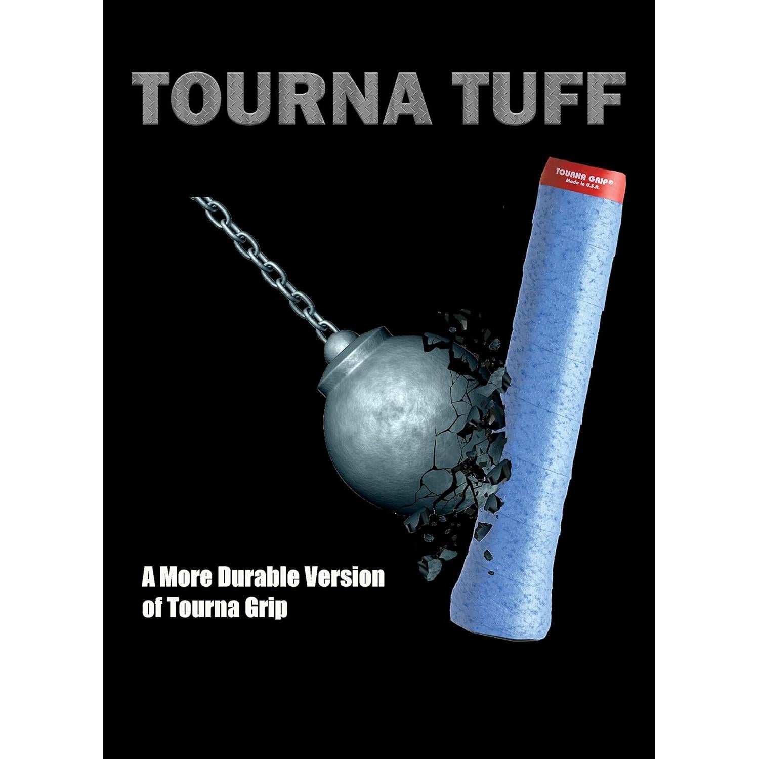 Agarre de Tenis Tourna Tuff - 3 Paquete Azul Duradero