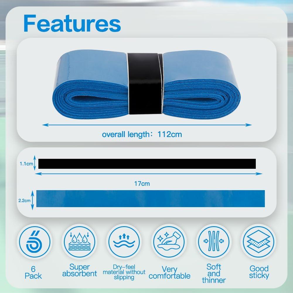 Cinta de Sobregrip Antideslizante VziareBe 110x2.5cm Azul