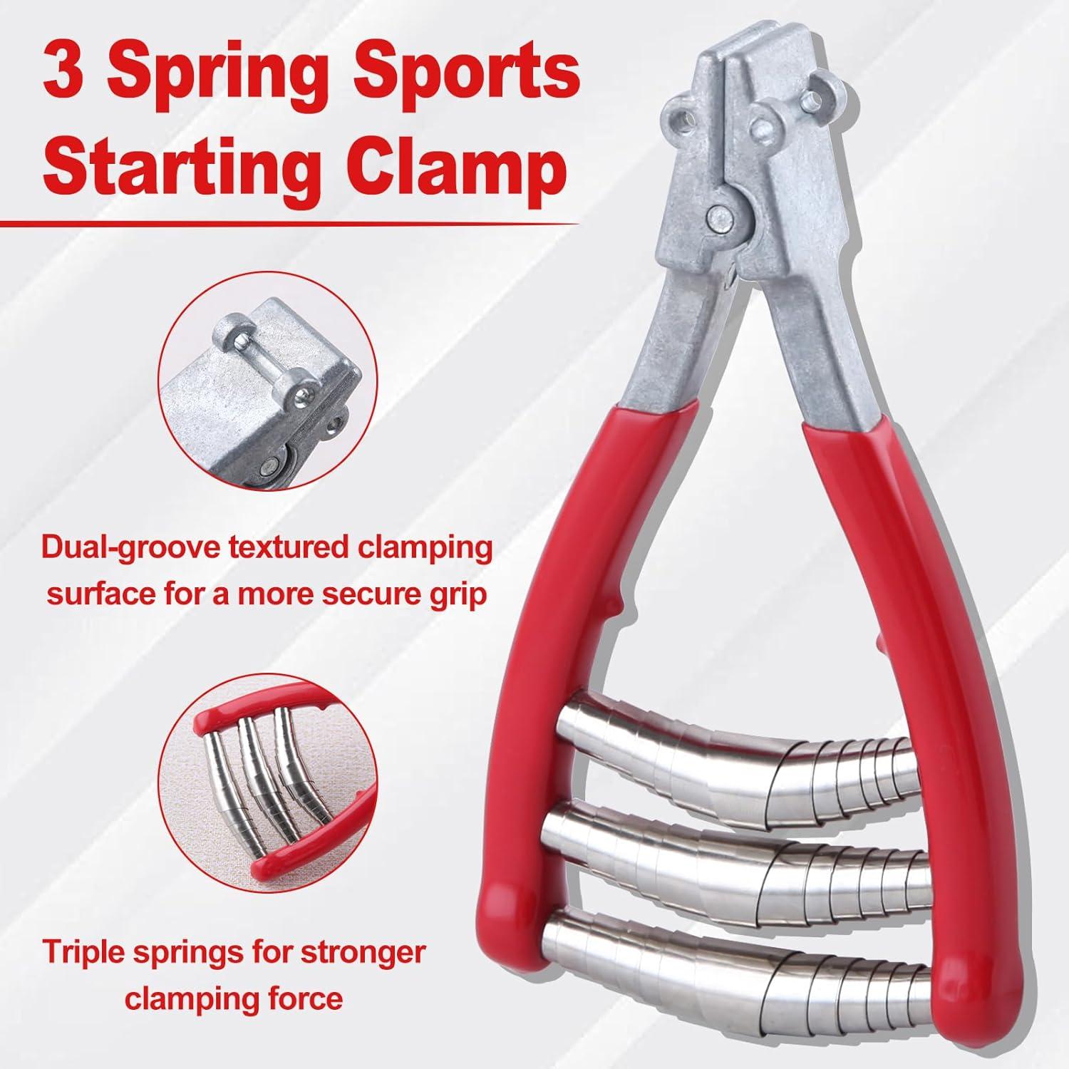 3 Abrazaderas de Resorte para Raquetas GOLD DEER 16x9cm