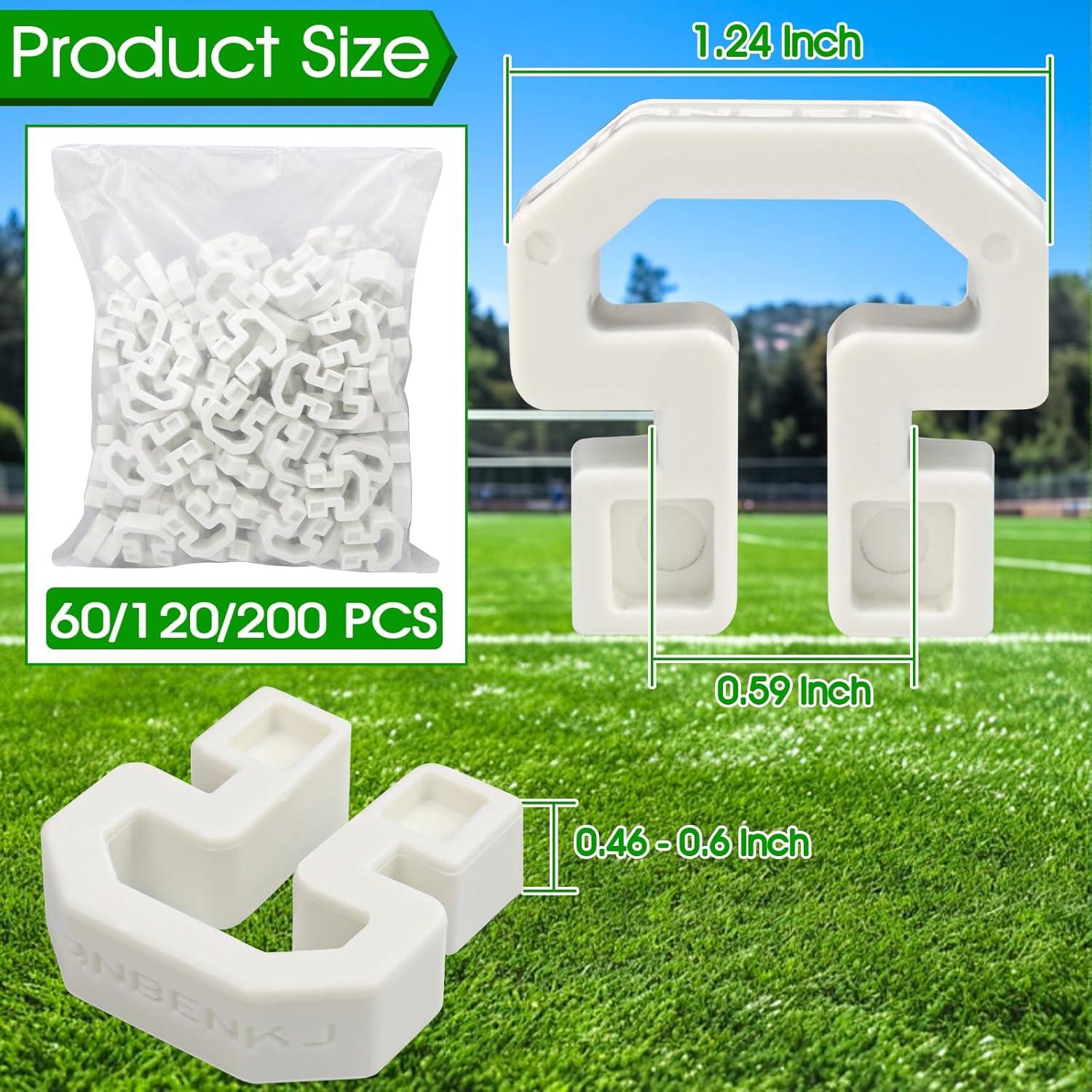 Clips de Red de Fútbol JIANBENKJ 60PCS Alta Resistencia