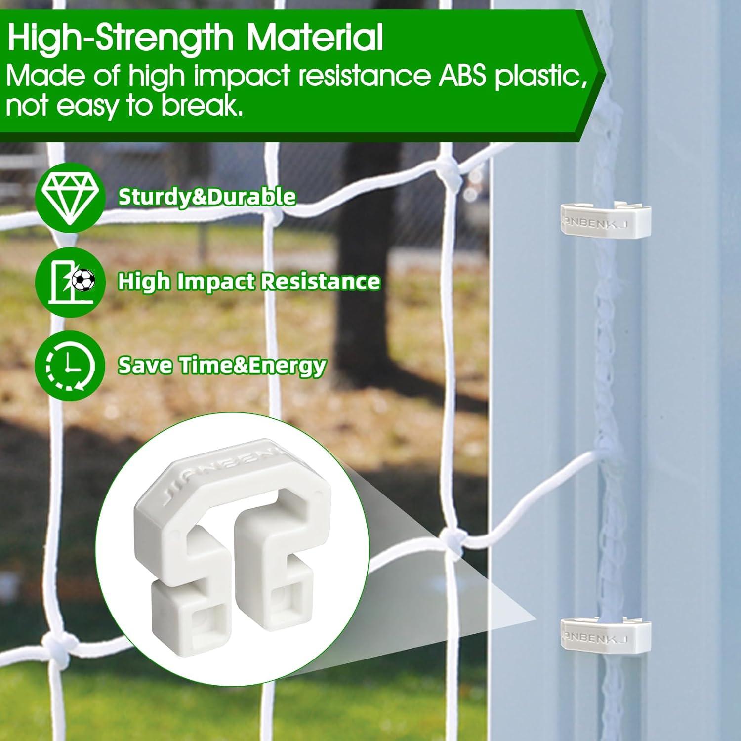 Clips de Red de Fútbol JIANBENKJ 60PCS Alta Resistencia