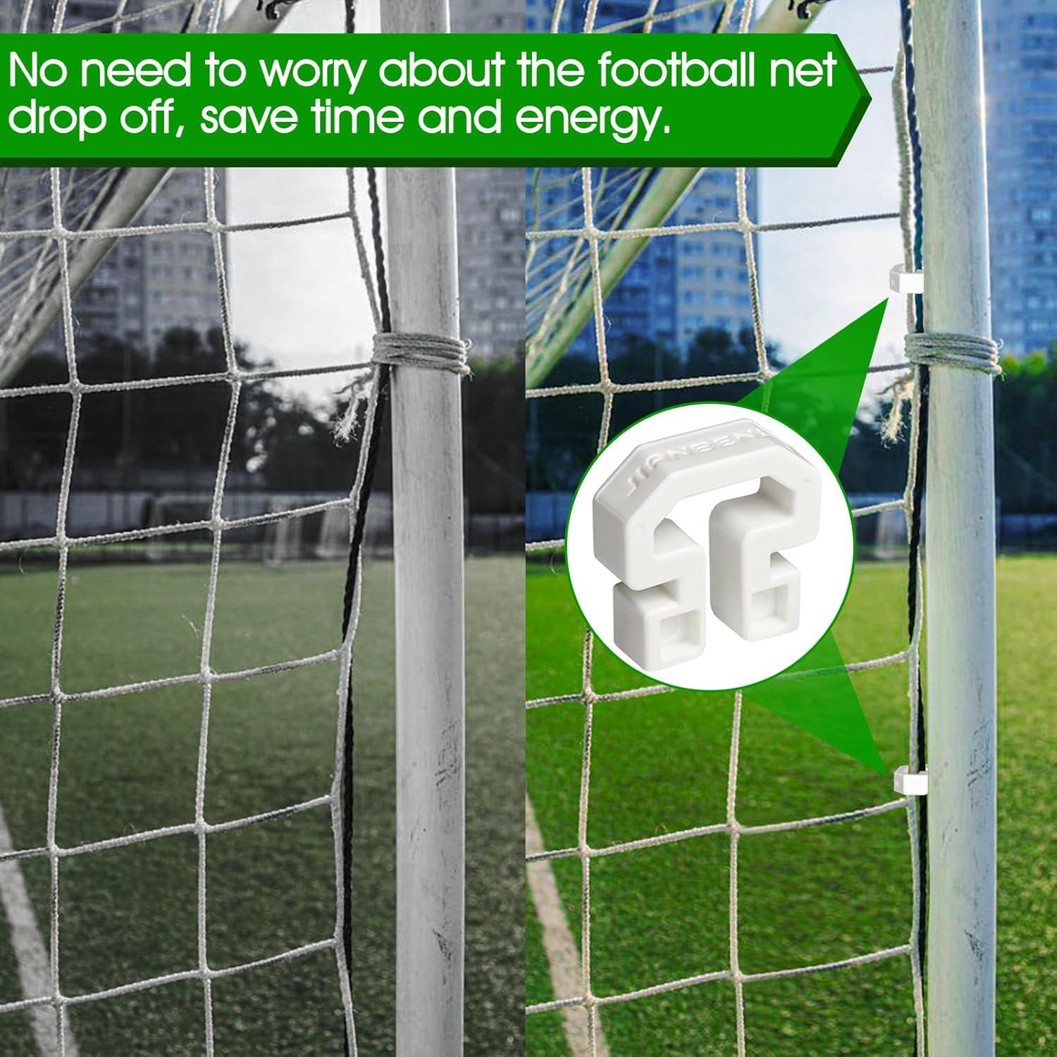 Clips de Red de Fútbol JIANBENKJ 60PCS Alta Resistencia