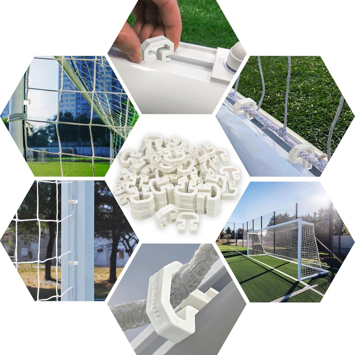 Clips de Red de Fútbol JIANBENKJ 60PCS Alta Resistencia