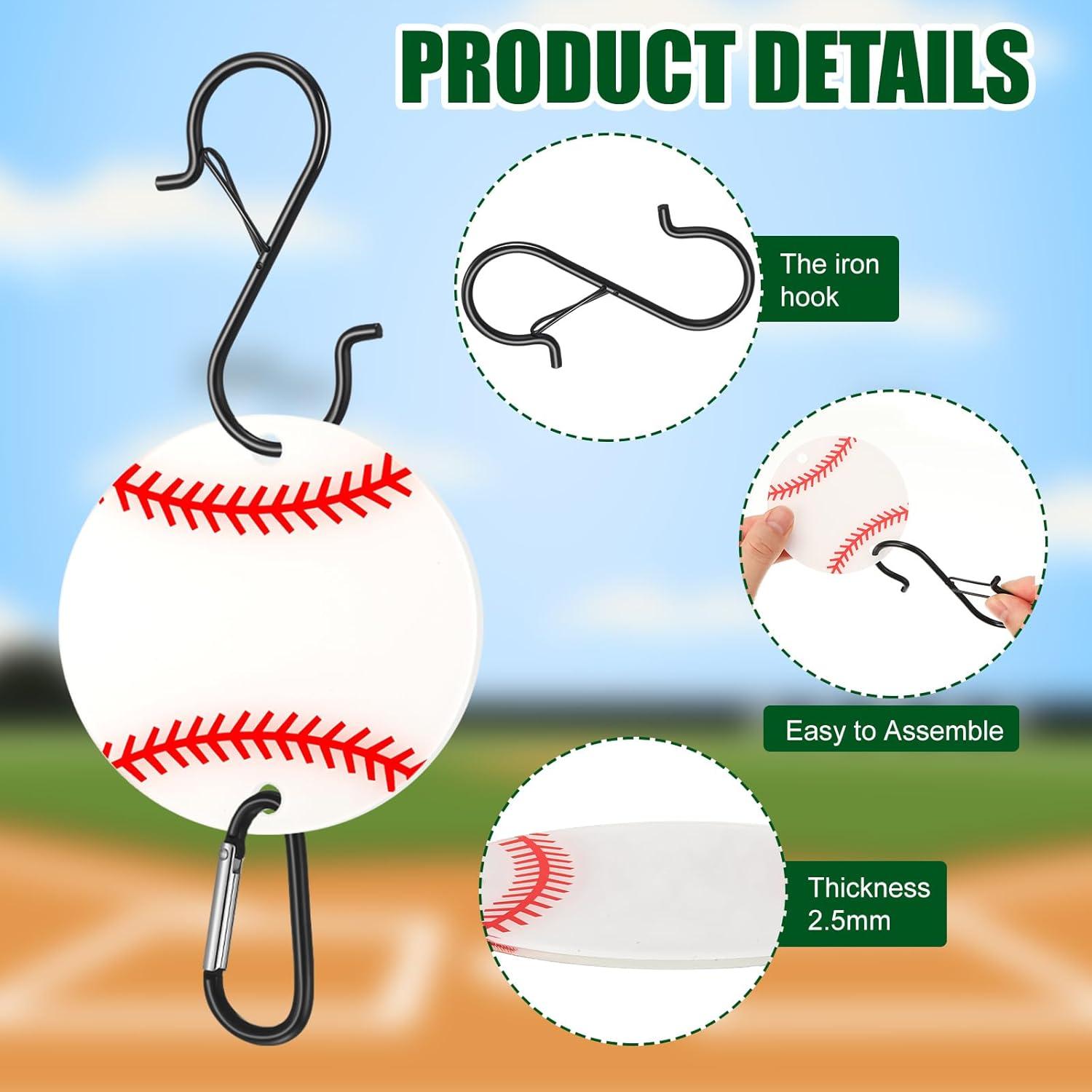 Gancho de Bolsa de Deportes CroBlissful 6 Pcs Acrílico Metal