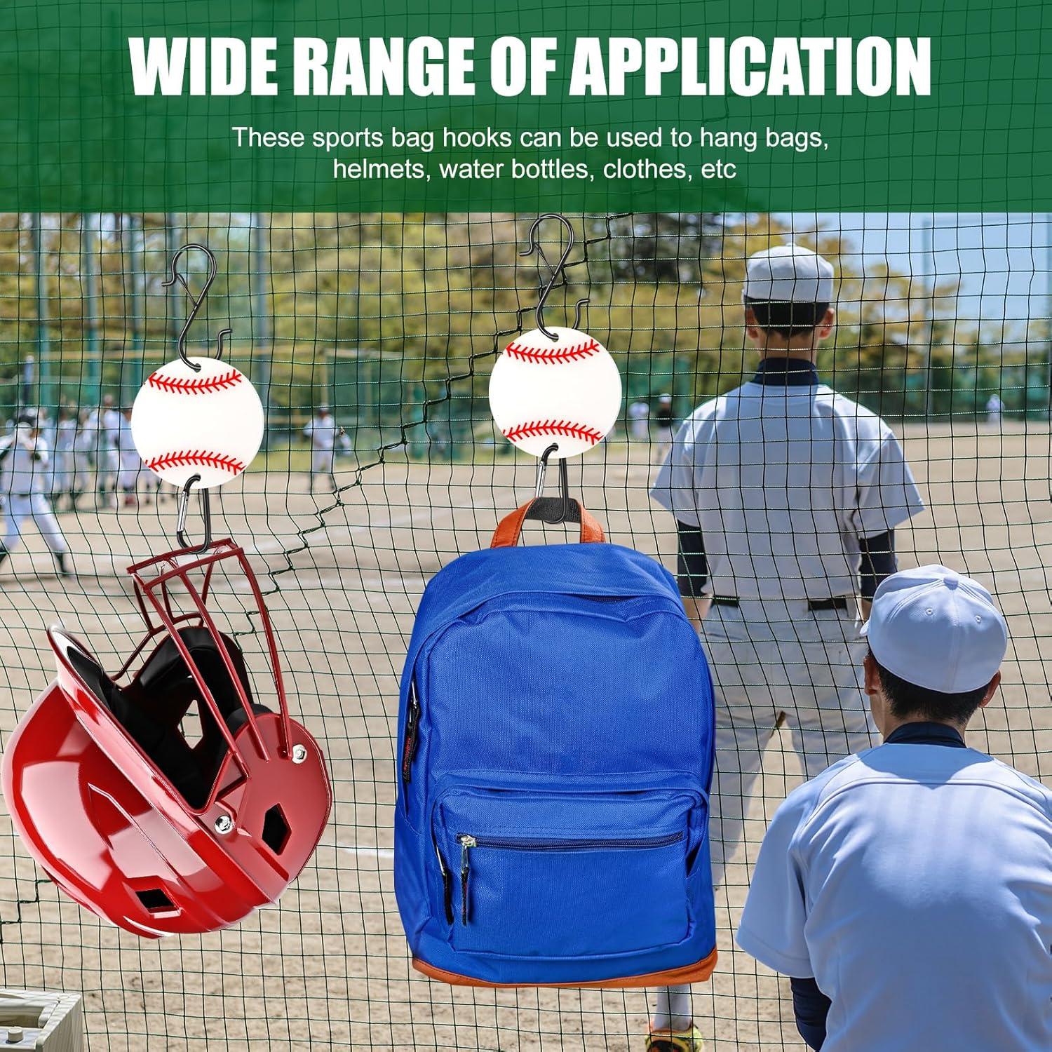 Gancho de Bolsa de Deportes CroBlissful 6 Pcs Acrílico Metal