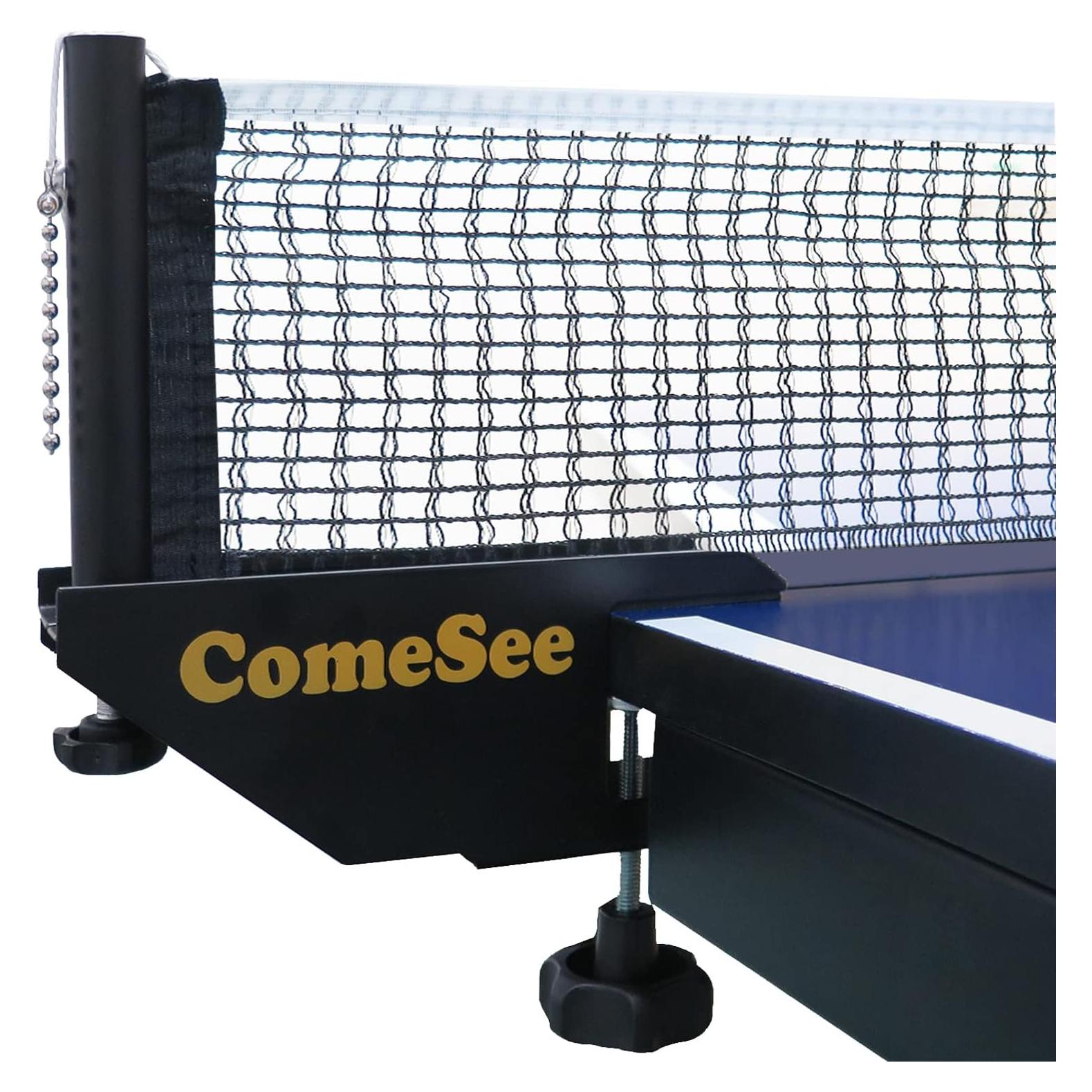 Juego de postes y red de tenis de mesa ComeSee Profesional 182.88 cm