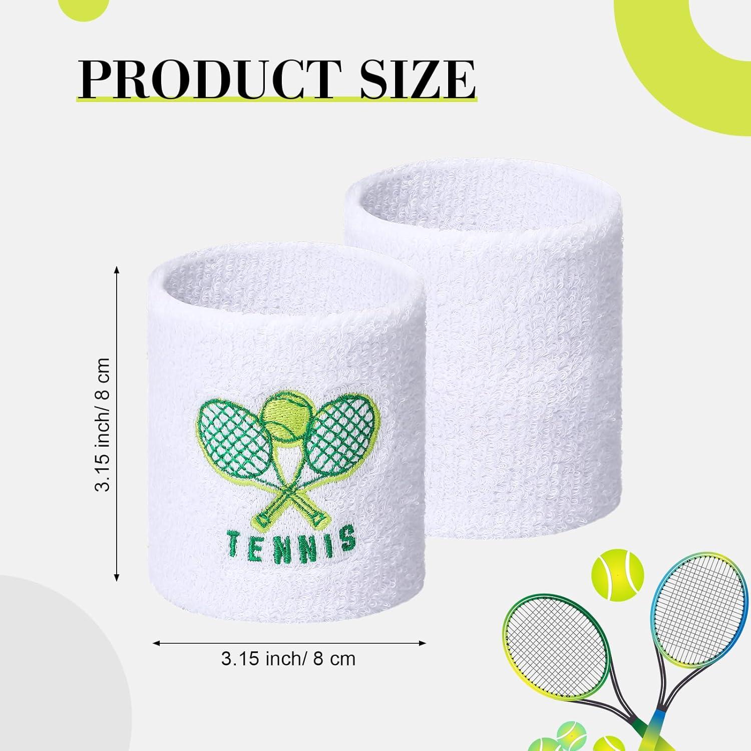 12 Muñequera de Tenis Vertintong - Banda de Sudor Unisex