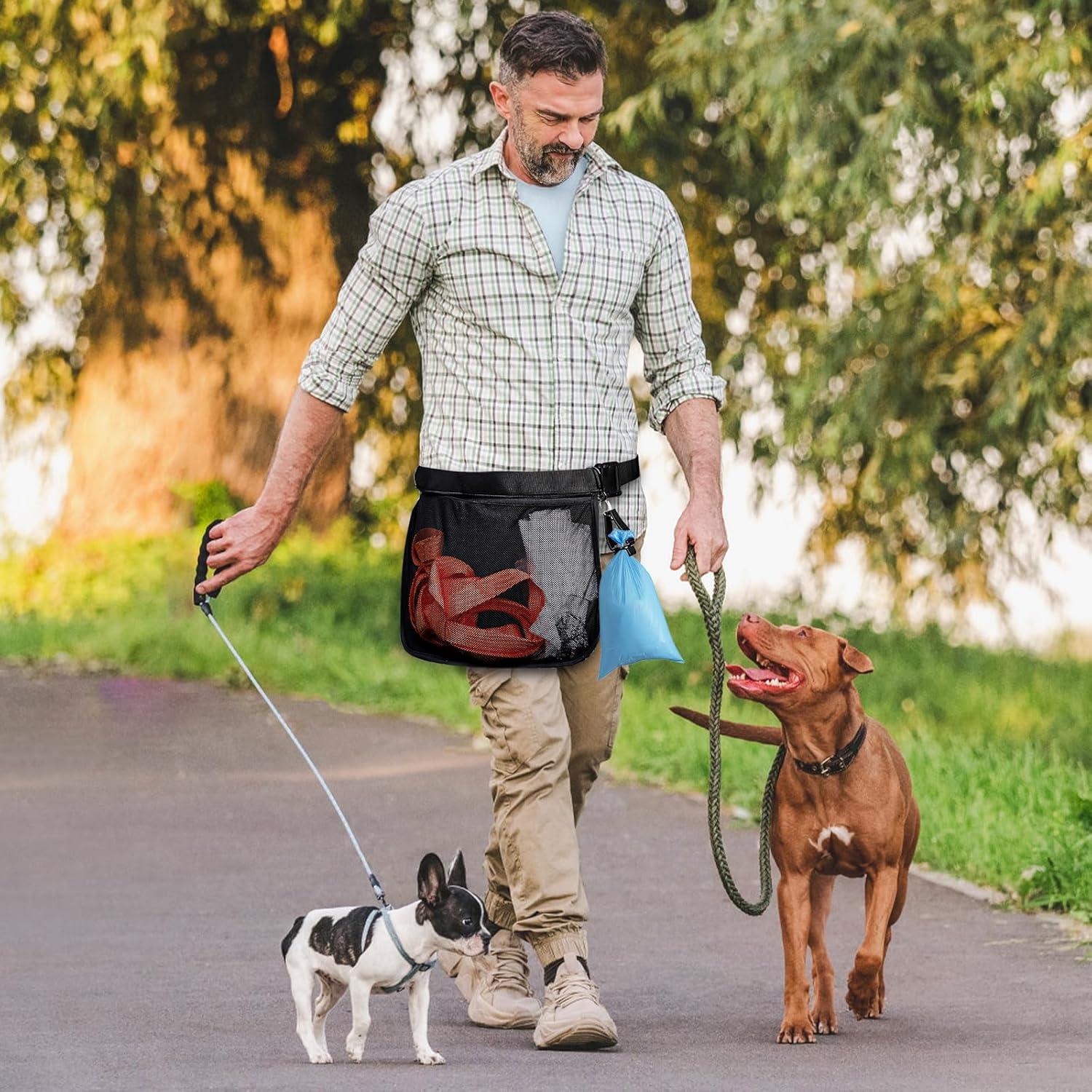Tebery Bolsa de Cintura para Pelotas de Tenis 2 Piezas