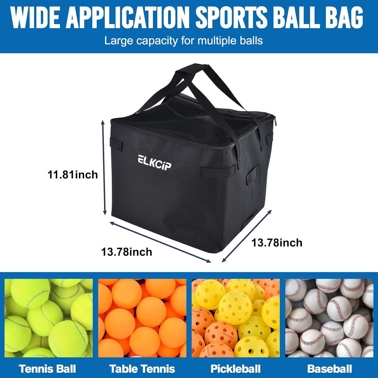 Recolector de Pelotas Portátil ELKCIP para Tenis y Pickleball