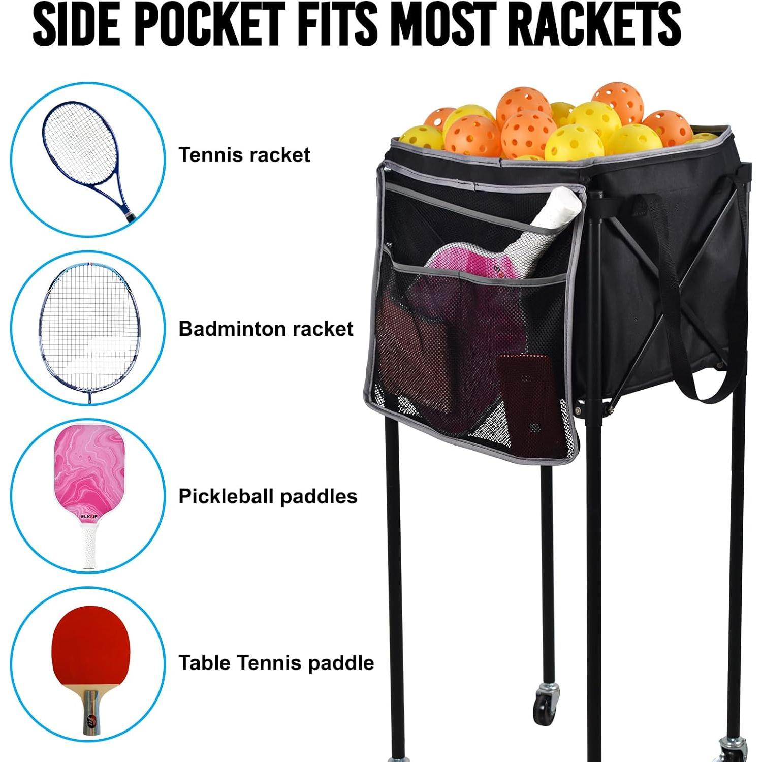 Recolector de Pelotas Portátil ELKCIP para Tenis y Pickleball